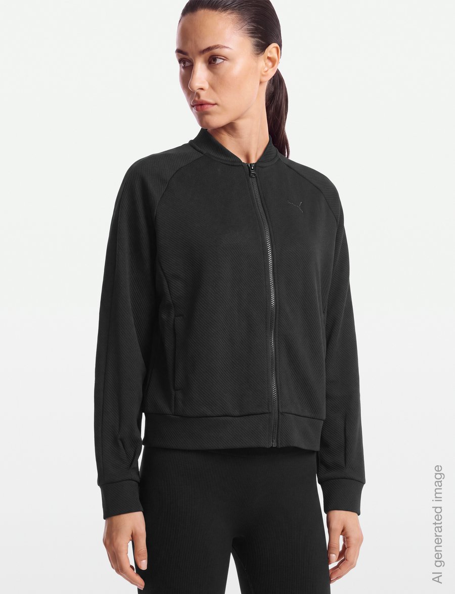PUMA - PUMA CLASS Standard Full-Zip Jacket - rennot takit - puma black - 3
