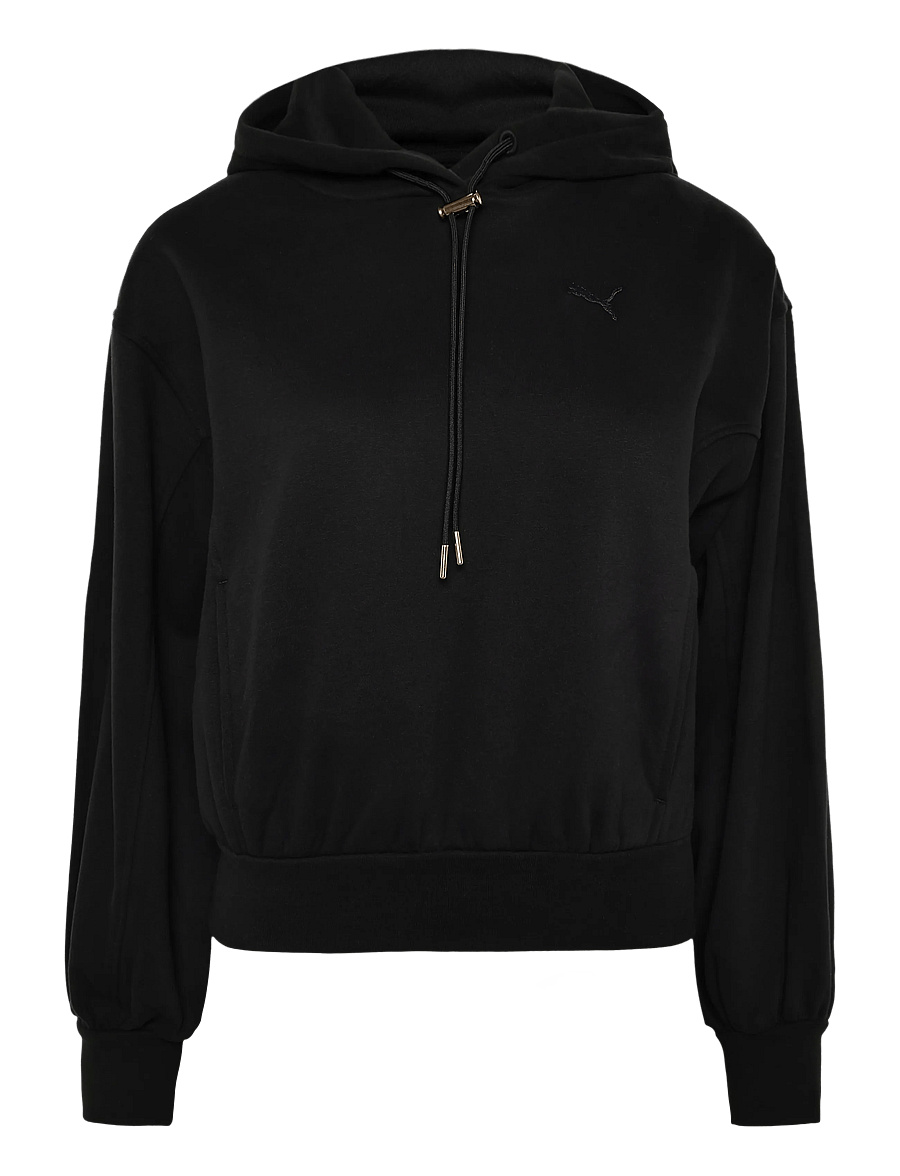 PUMA - HER Relaxed Hoodie FL - overdele - puma black - 0