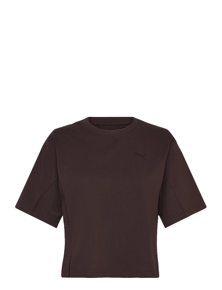 PUMA - HER Relaxed Tee - t-shirts - chocolate fondue - 0