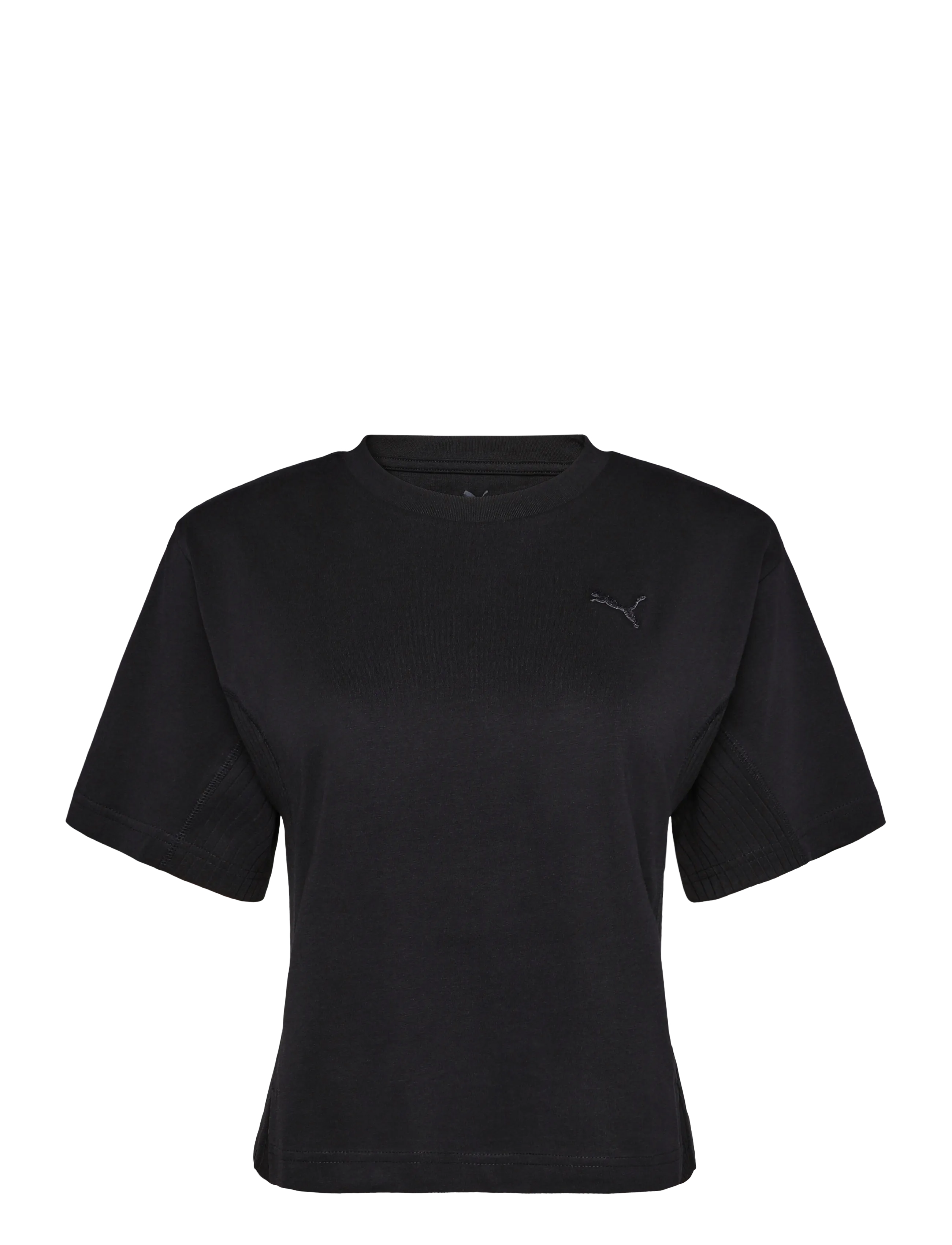PUMA HER Relaxed Tee - Kläder - PUMA BLACK / black