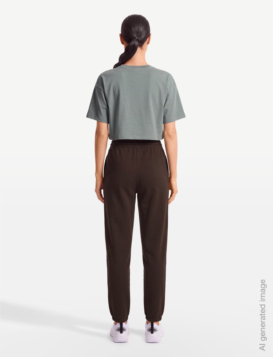 PUMA - HER Comfort Pants FL - trainingshosen - chocolate fondue - 4