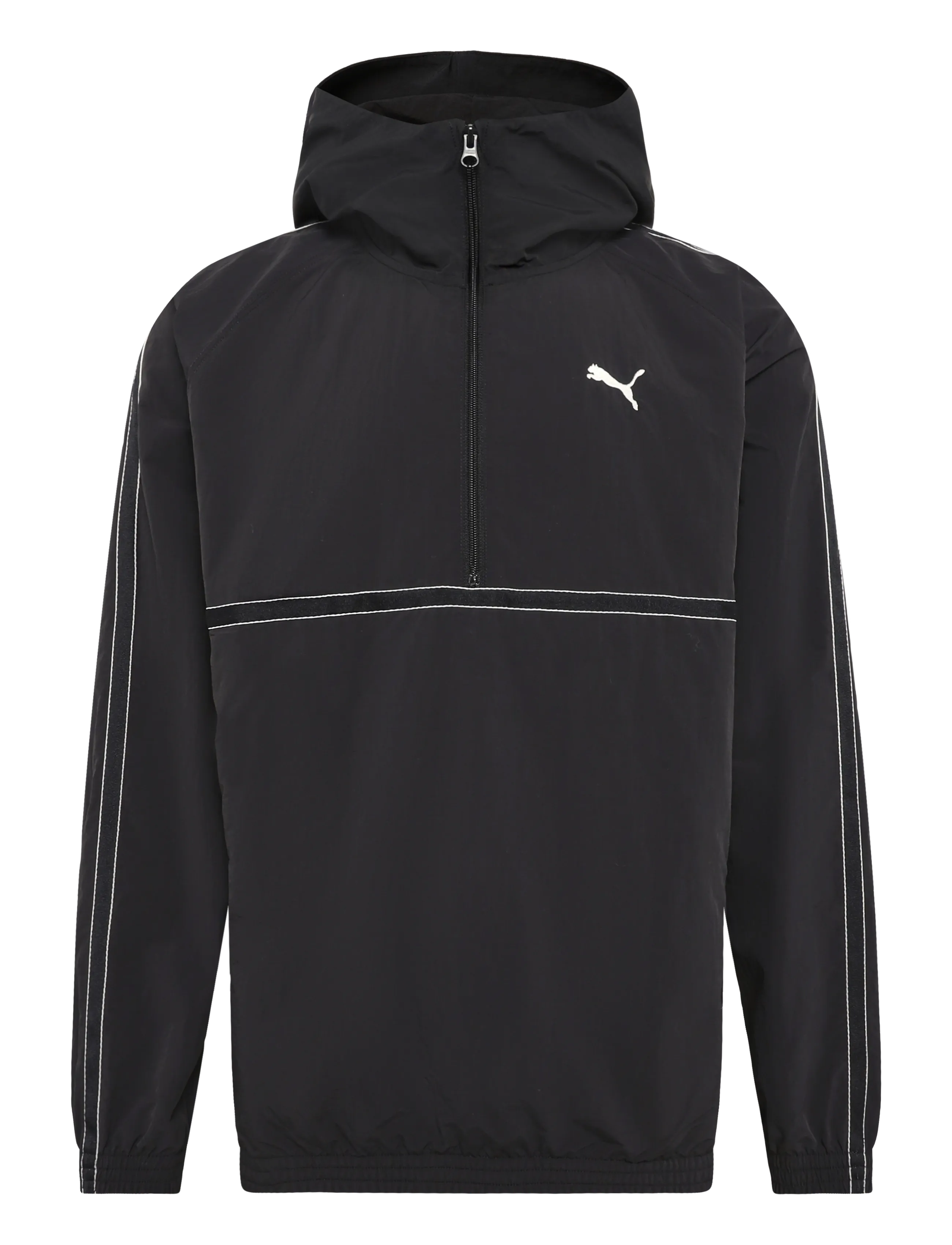 PUMA PUMA CLASS Relaxed Pinnacle Half-Zip Hoodie - Ytterkläder - PUMA BLACK / black