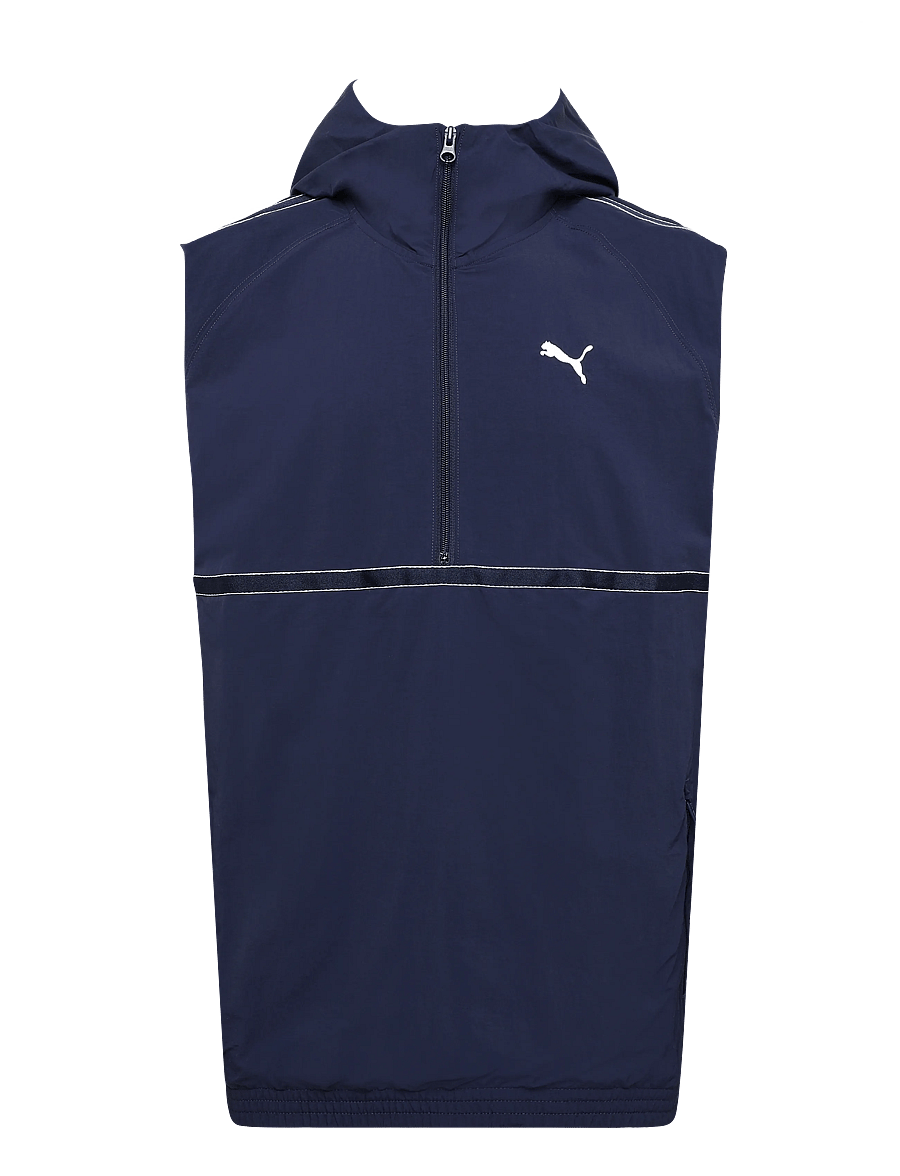 PUMA - PUMA CLASS Relaxed Pinnacle Half-Zip Hoodie - bodywarmers - puma navy - 0