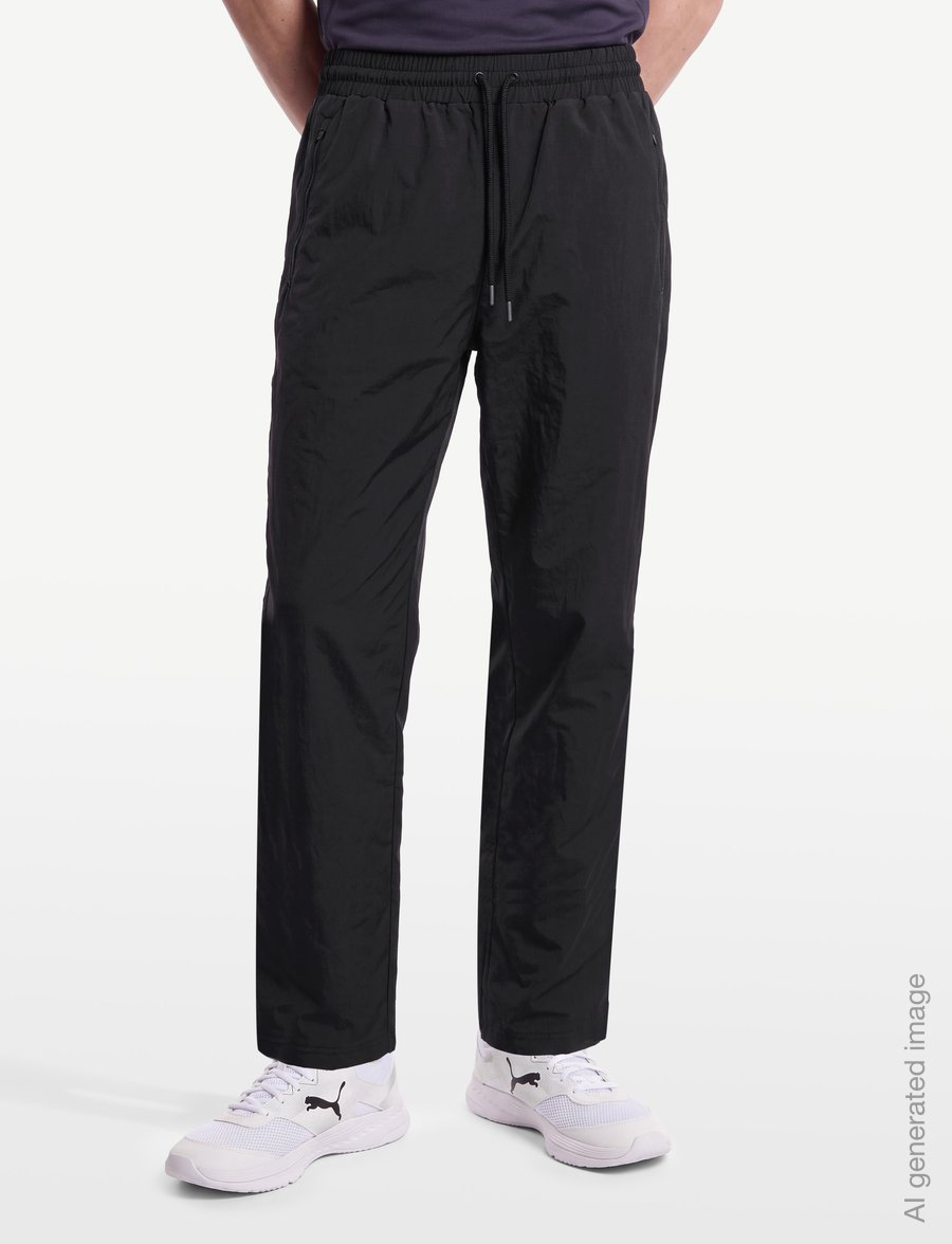 PUMA - PUMA CLASS Relaxed Pinnacle Woven Track Pants - træningsbukser - puma black - 3