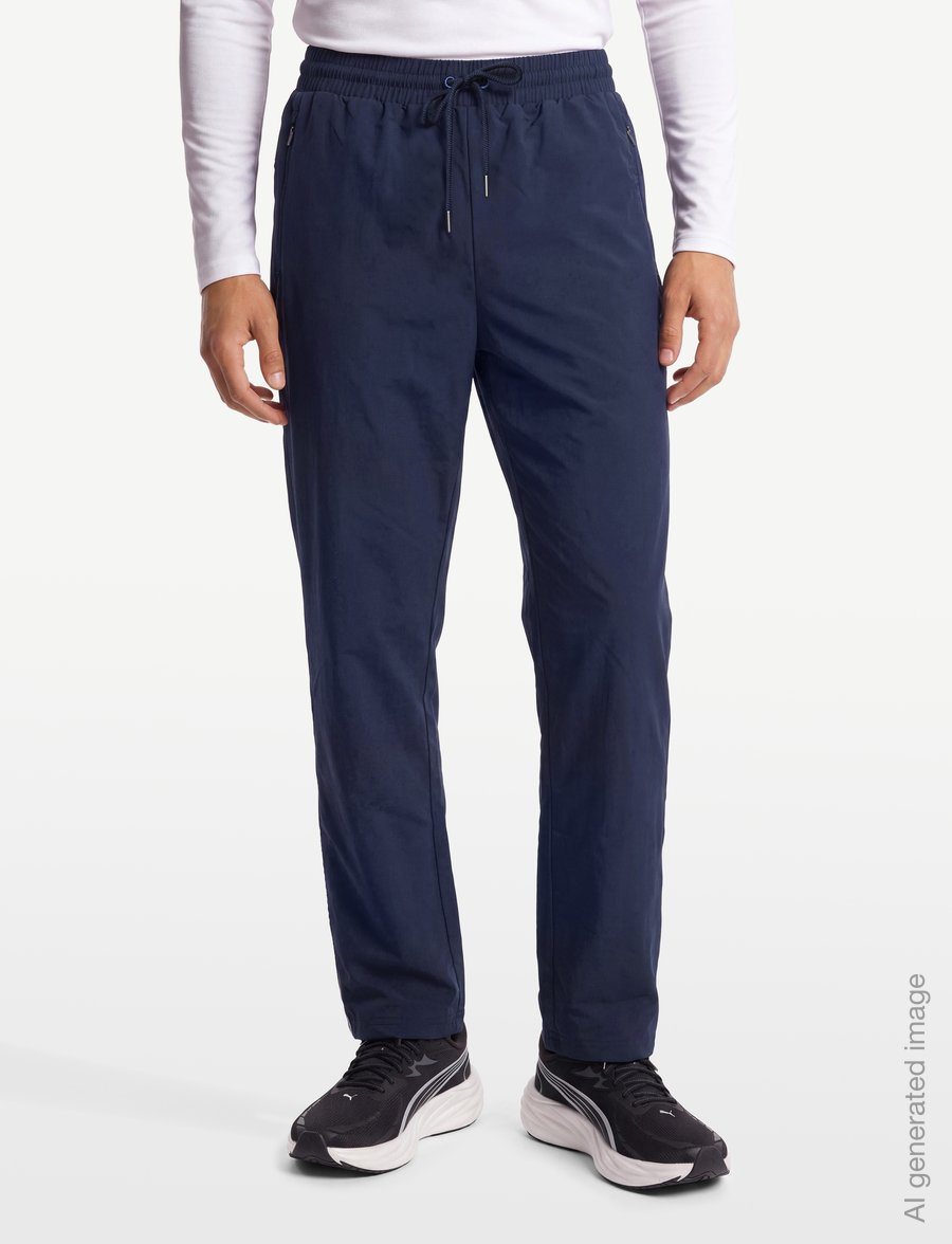 PUMA - PUMA CLASS Relaxed Pinnacle Woven Track Pants - trainingshosen - puma navy - 3