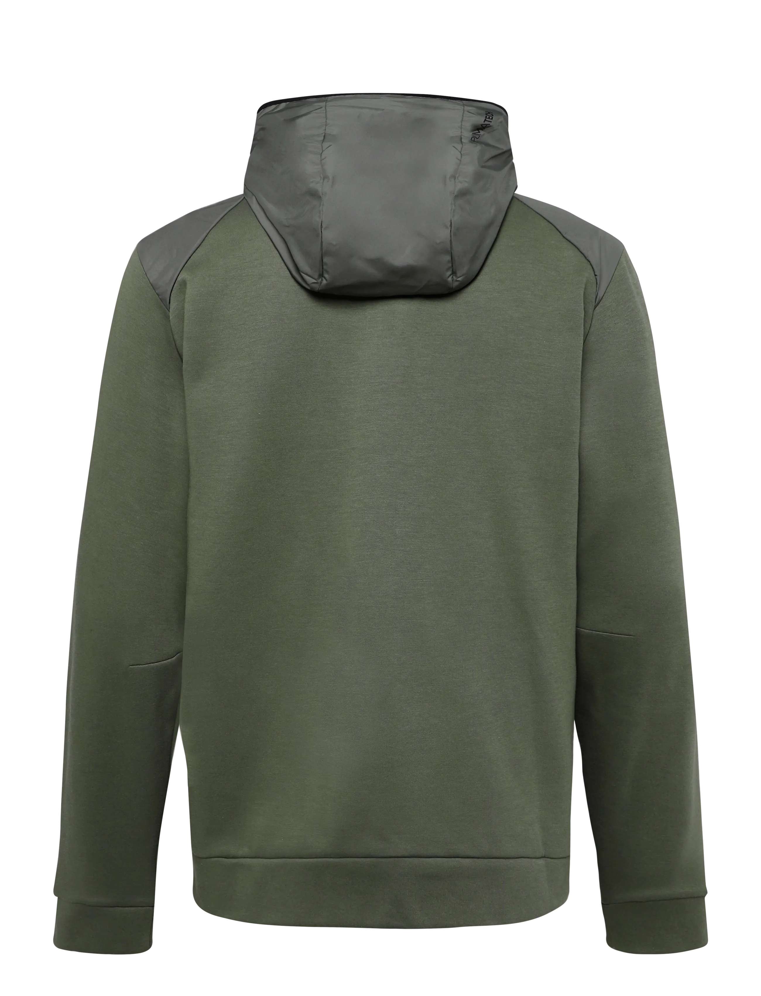 PUMA - PUMATECH Material Mix Full-Zip Hoodie DK - sweatshirts - moss veil - 1
