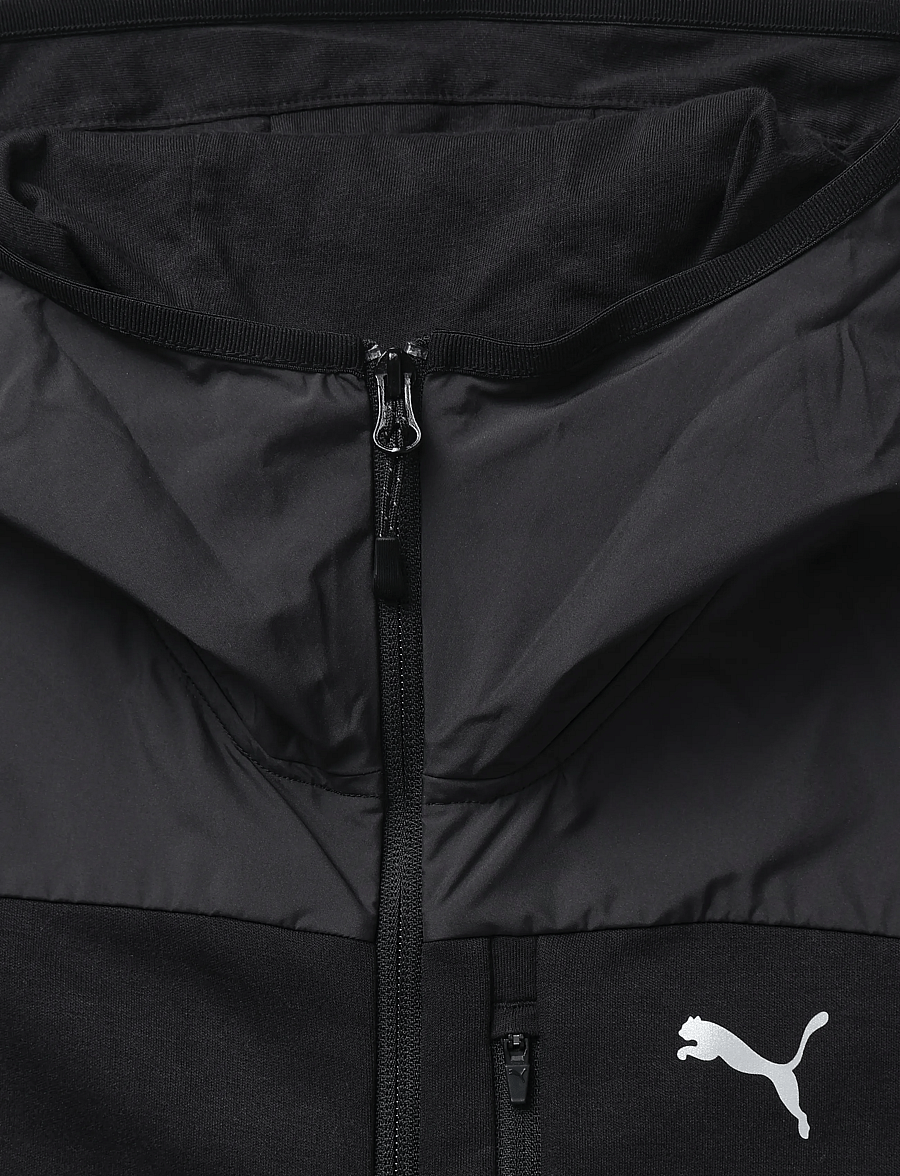 PUMA - PUMATECH Material Mix Full-Zip Hoodie DK - sweatshirts - puma black - 2