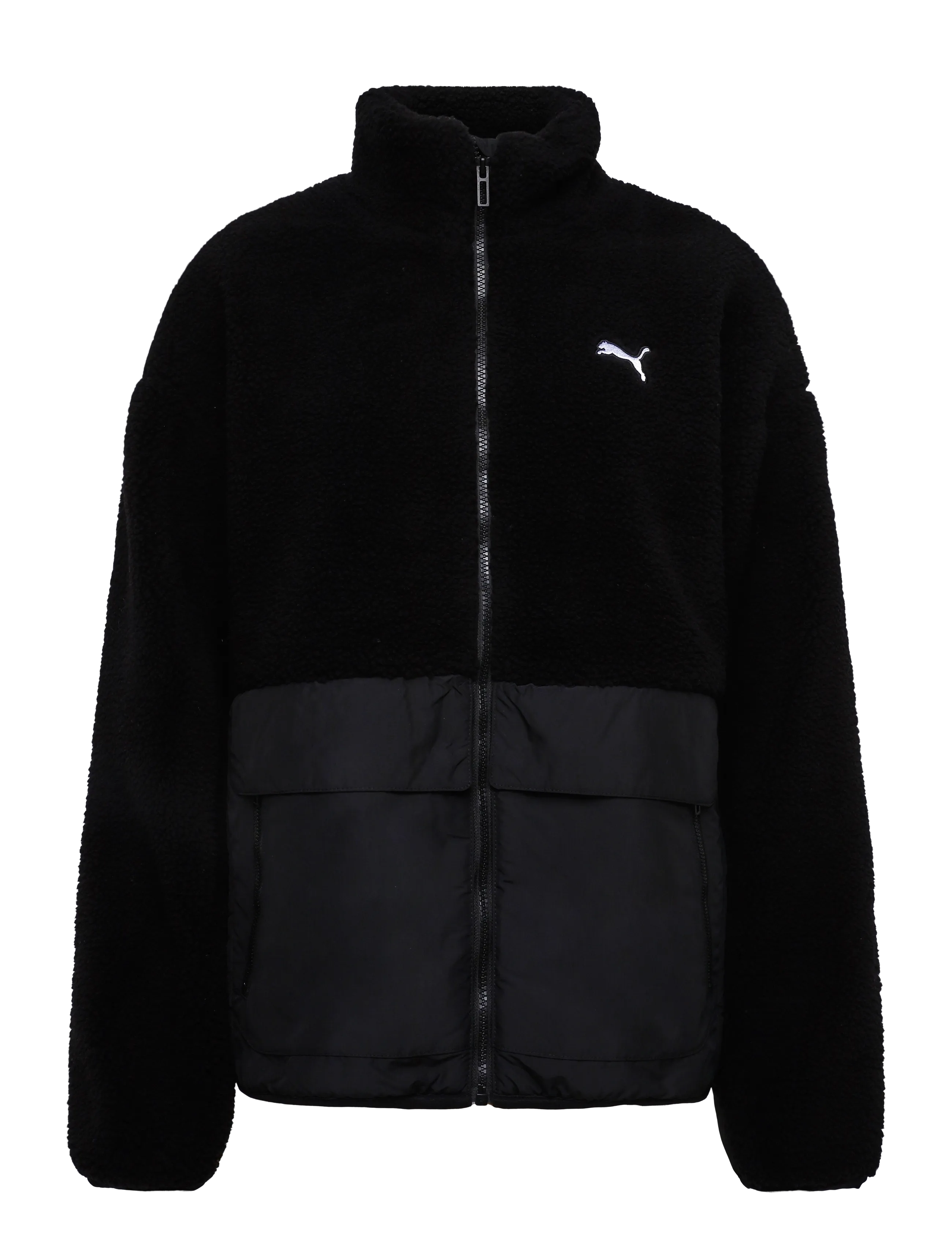 PUMA Hybrid Re:Fibre Sherpa Jacket M - New Arrivals - PUMA BLACK / black