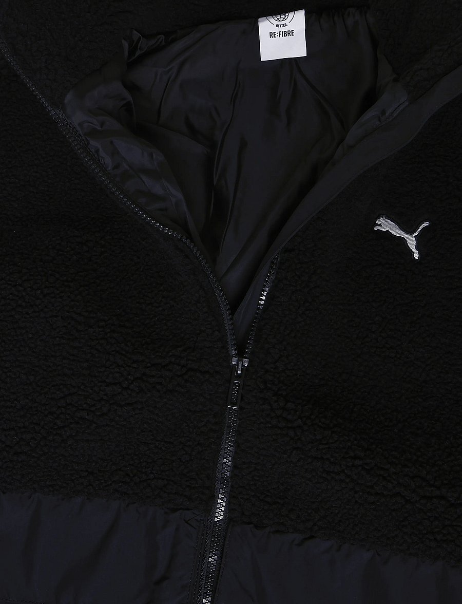 PUMA - Hybrid Re:Fibre Sherpa Jacket M - casual jackets - puma black - 2