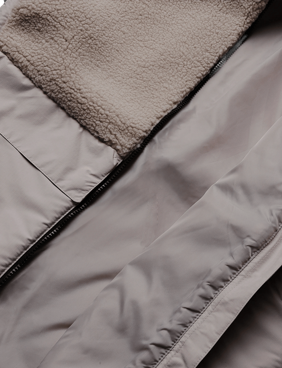 PUMA - Hybrid Re:Fibre Sherpa Jacket M - casual jackets - silver fog - 4