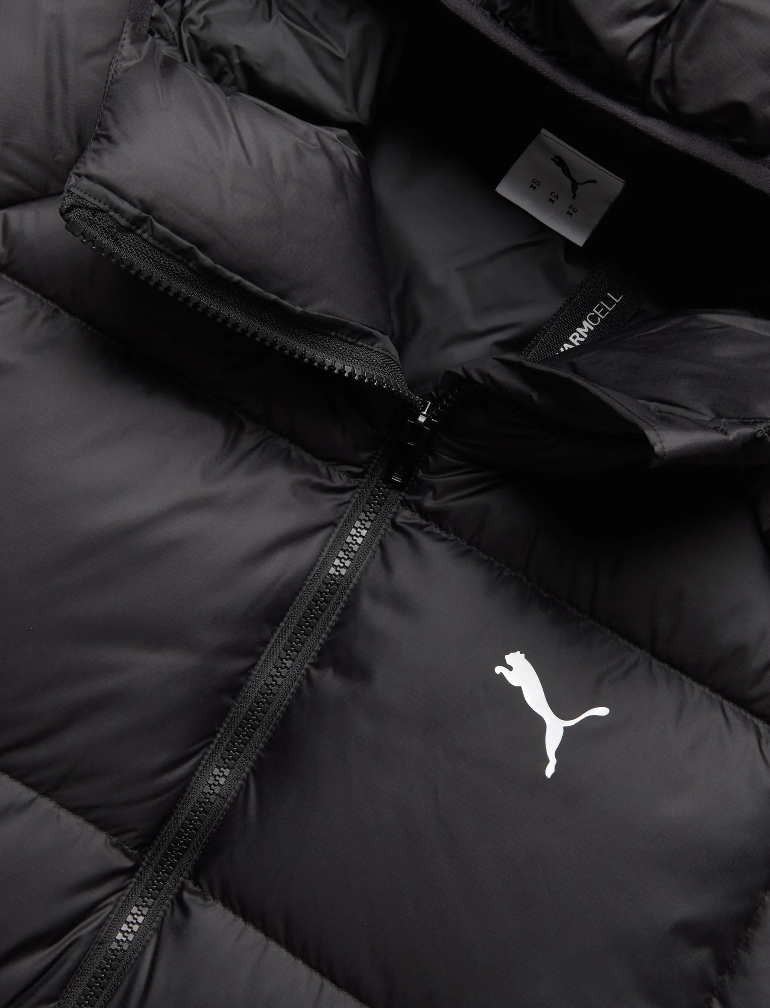 PUMA - Hooded Down Puffer Jacket M - dunjackor - puma black - 2