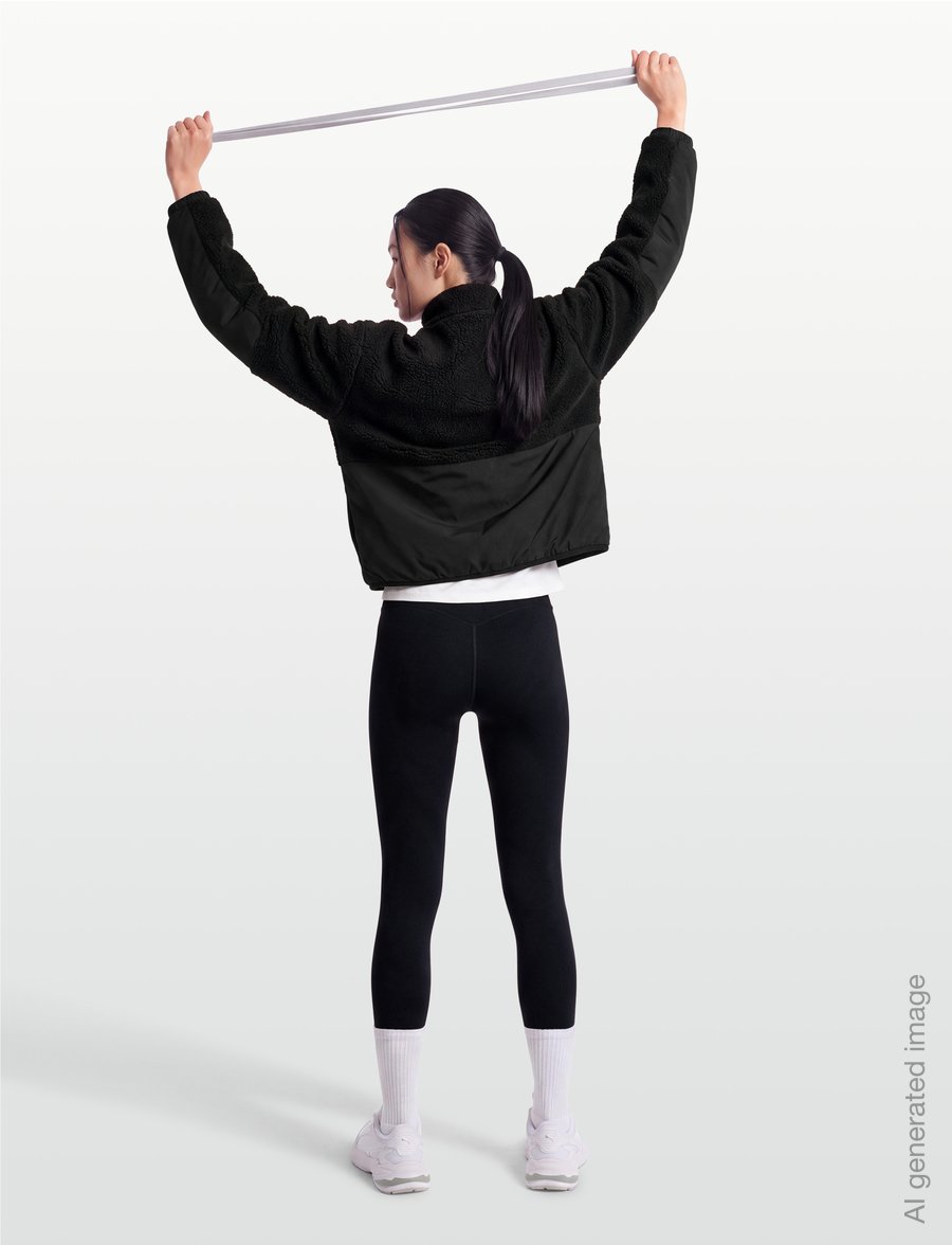 PUMA - Re:Fibre Sherpa Jacket W - freizeitjacken - puma black - 4