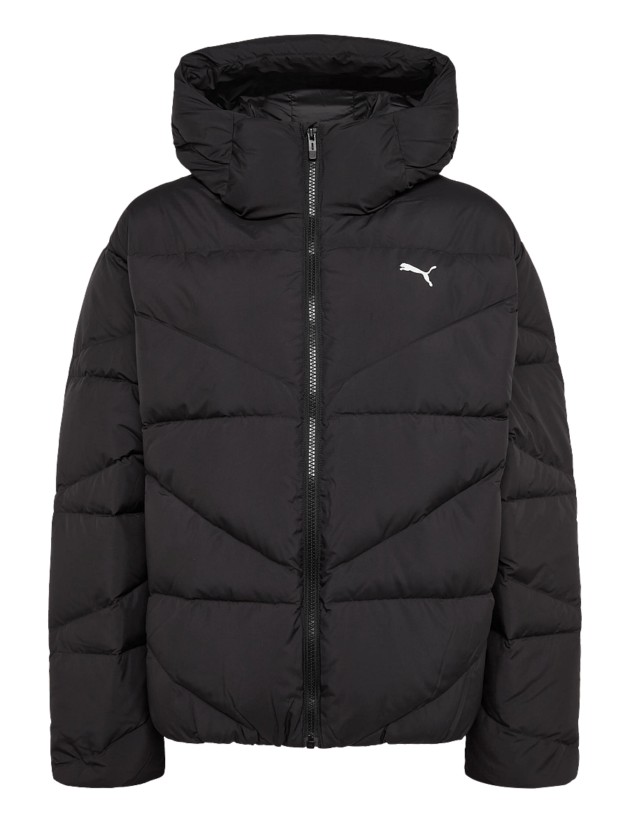 PUMA - Hooded Down Puffer Jacket W - vinterjackor - puma black - 0