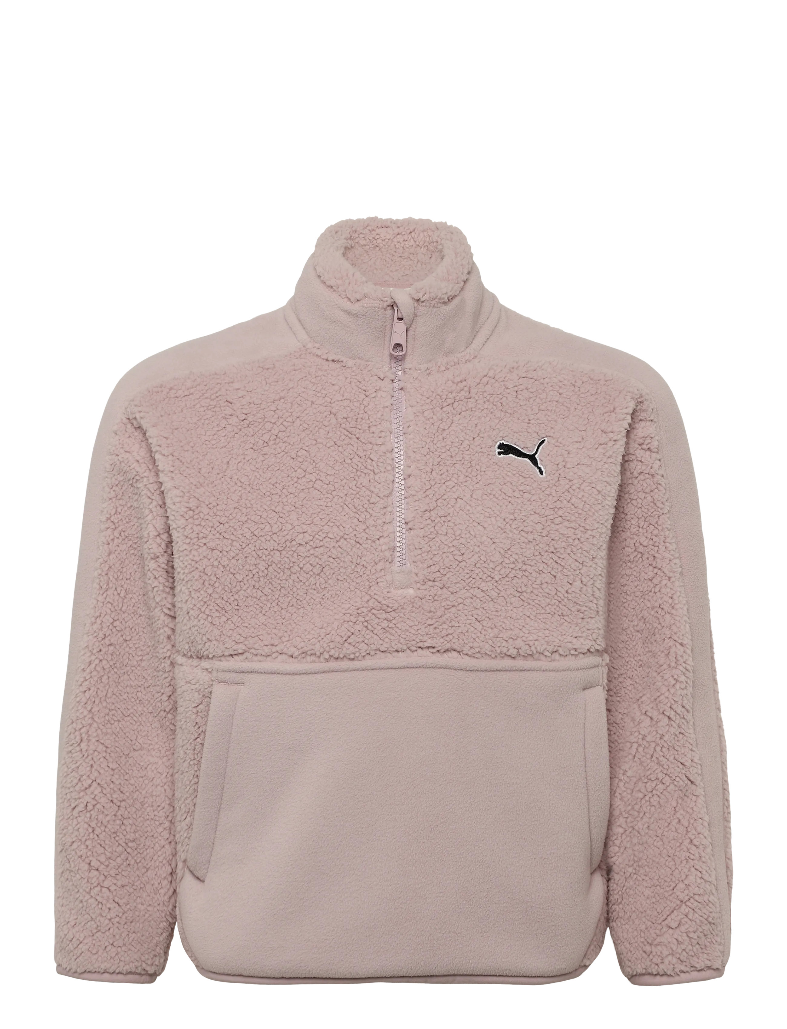 PUMA ESS ELEVATED Winterized Relaxed Half-Zip - New Arrivals - MISTY PINK / pink/rose