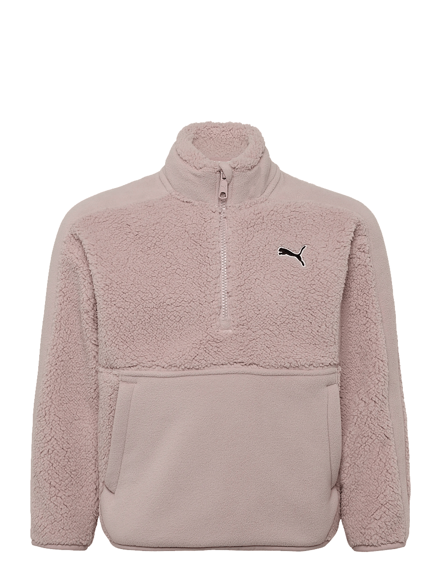 PUMA - ESS ELEVATED Winterized Relaxed Half-Zip - dressipluusid - misty pink - 0