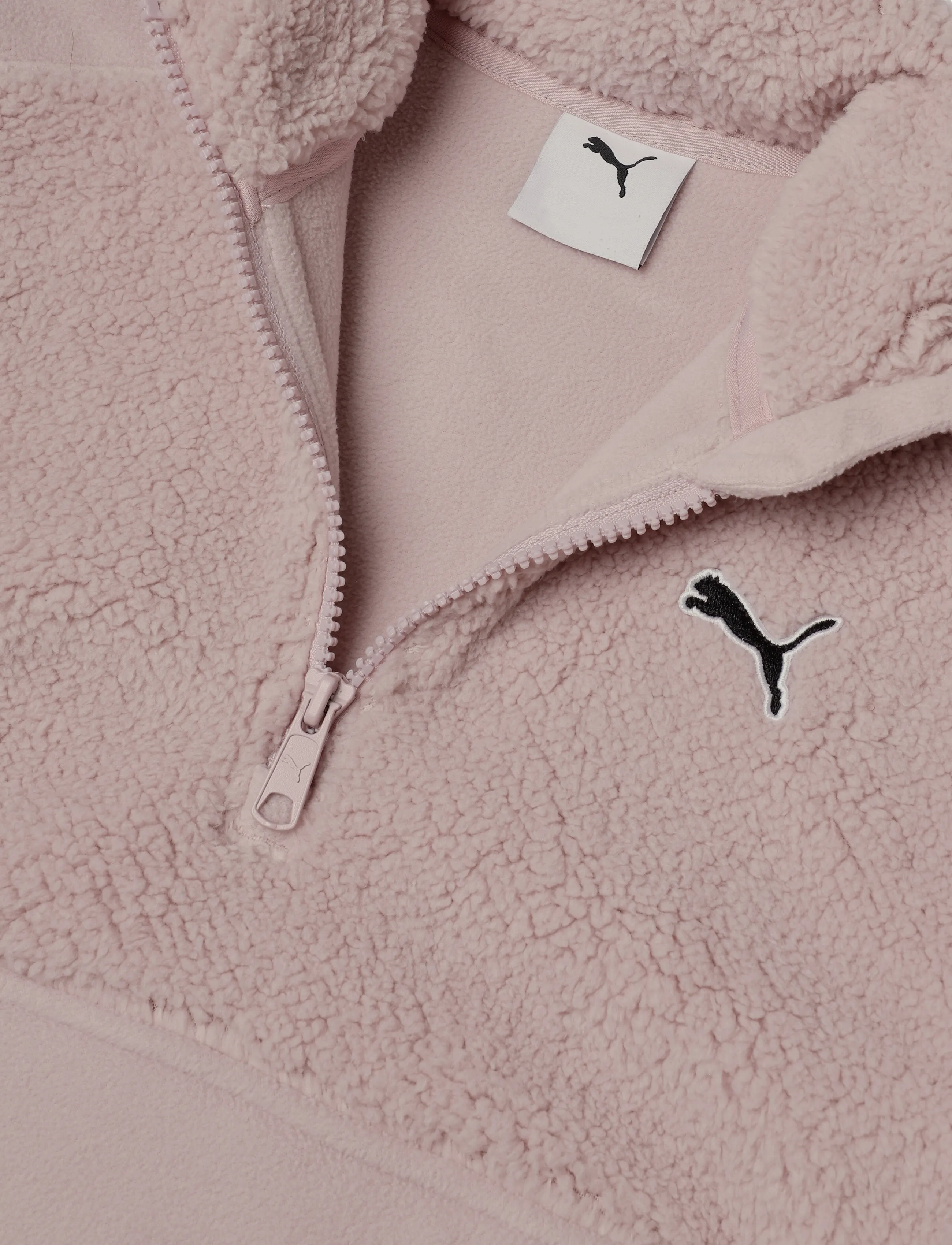 PUMA - ESS ELEVATED Winterized Relaxed Half-Zip - sweatshirts - misty pink - 2