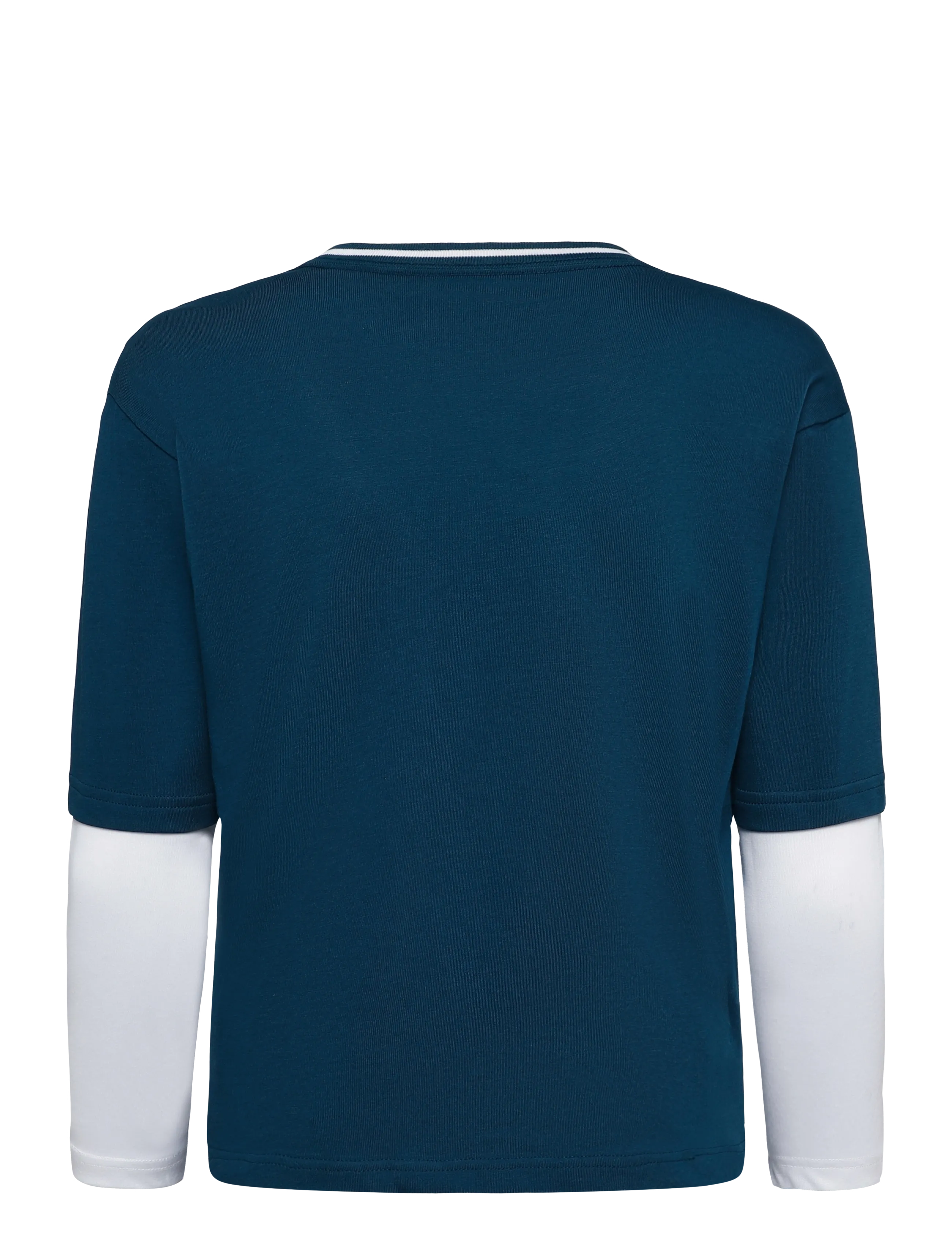 PUMA - MID90s Relaxed Layered Longsleeve Tee B - pikkade varrukatega t-särgid - midnight petrol - 1