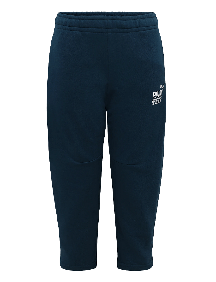 PUMA - MID90s Relaxed Barrel Sweatpants TR B - dressipüksid - midnight petrol - 0