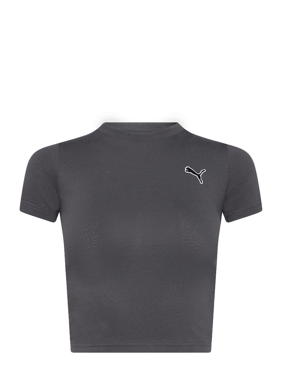 PUMA - ESS ELEVATED Tee - sportoberteile - moody gray - 0