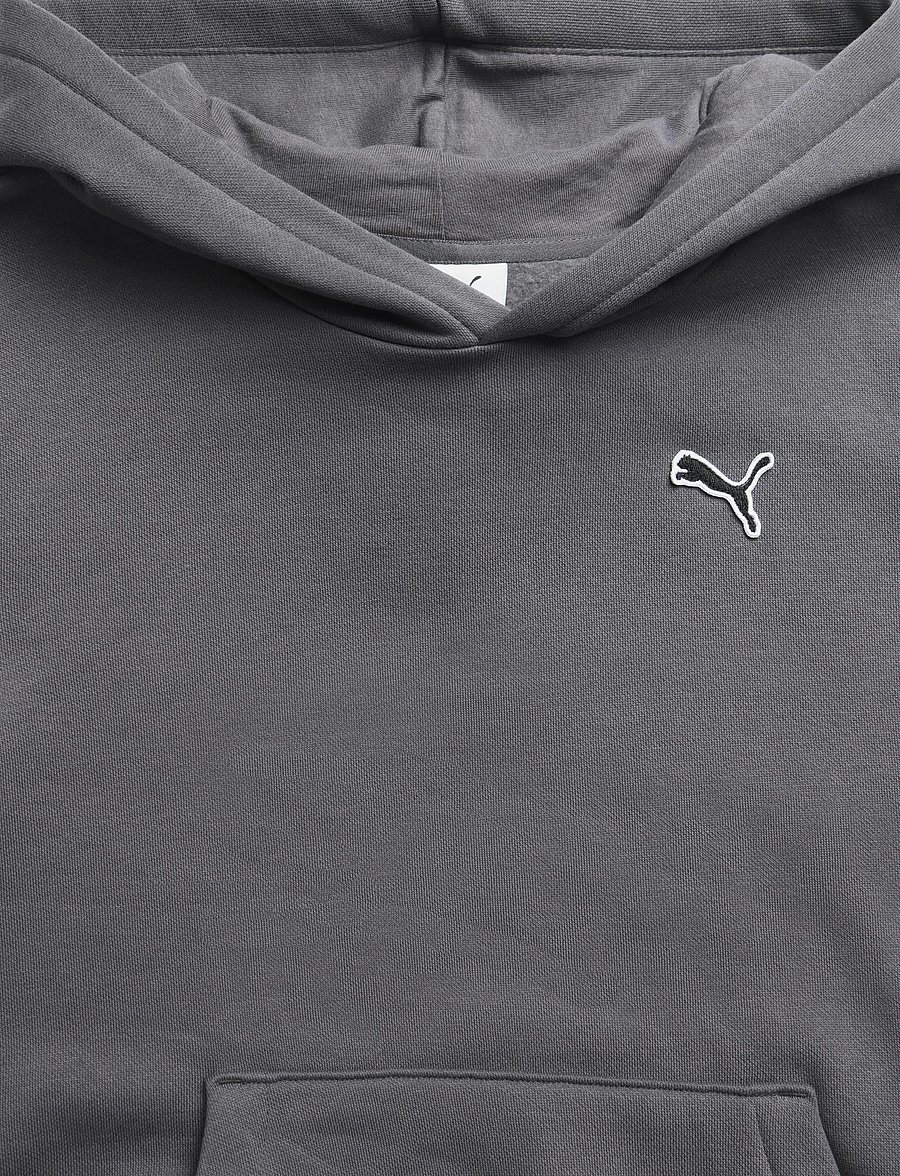 PUMA - ESS ELEVATED Hoodie FL - huvtröjor - moody gray - 2