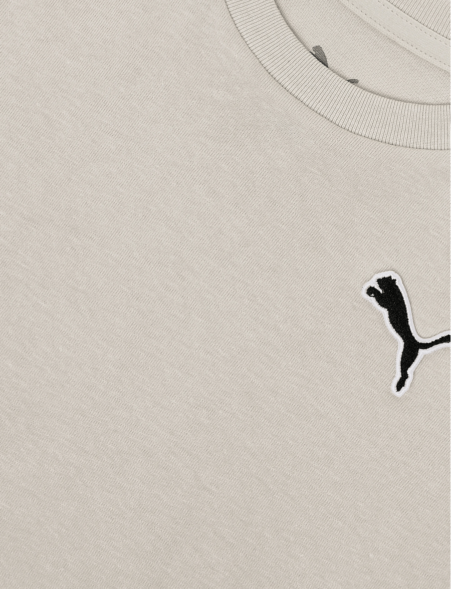 PUMA - ESS ELEVATED Tee PS - kurzärmelig - alpine snow - 2