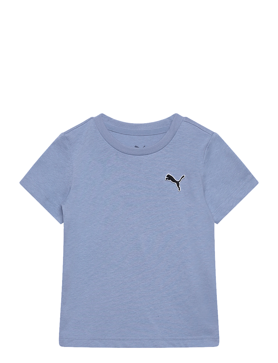 PUMA - ESS ELEVATED Tee PS - kortärmade t-shirts - chambray blue - 0