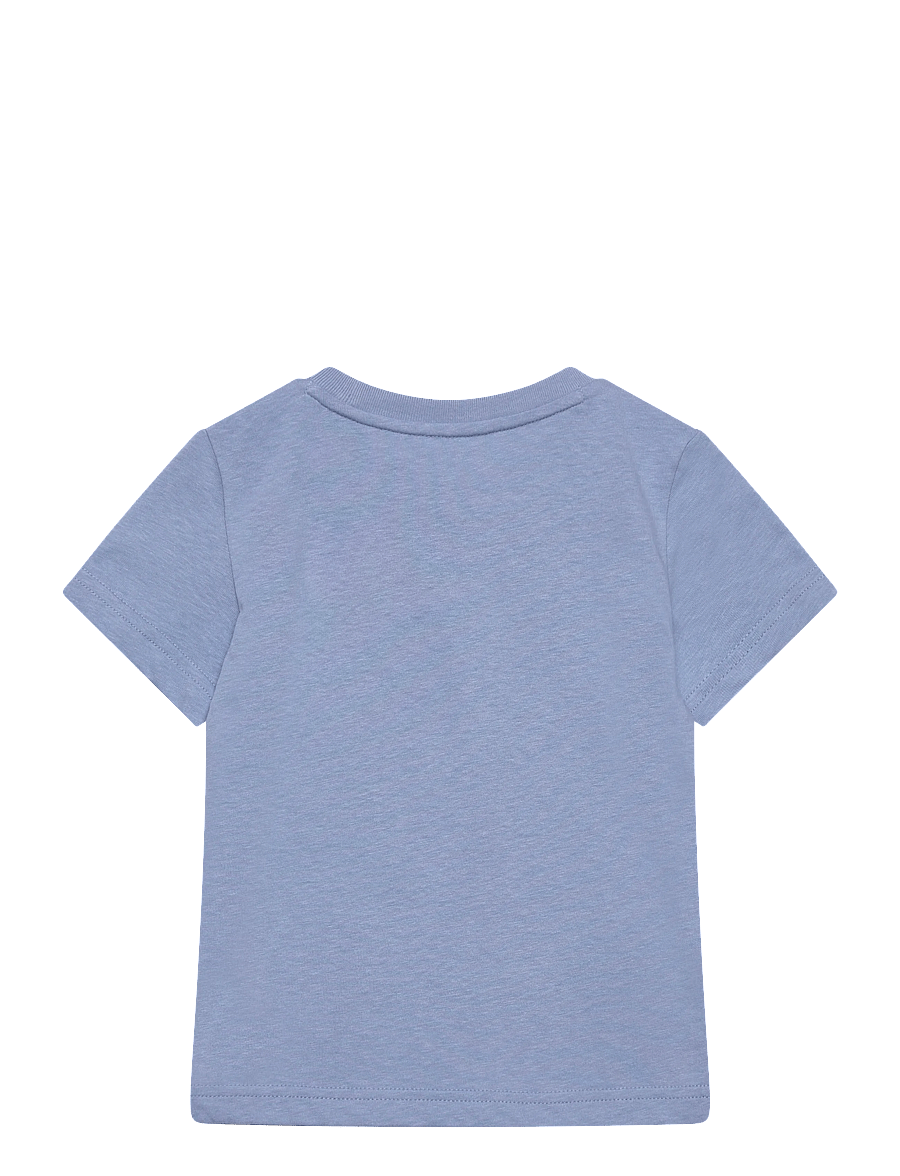 PUMA - ESS ELEVATED Tee PS - kortärmade t-shirts - chambray blue - 1