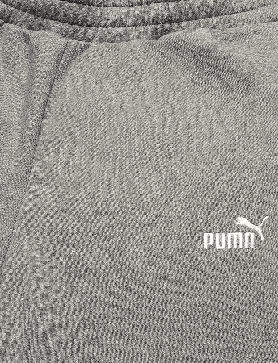 PUMA - ESS Relaxed No.1 Logo Pants - pants - medium gray heather - 3