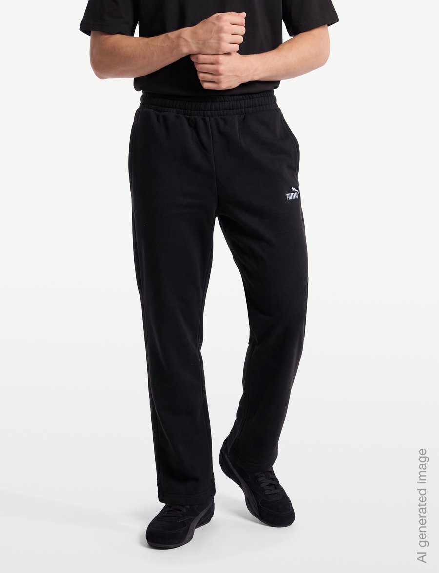 PUMA - ESS Relaxed No.1 Logo Pants - sweatpants - puma black - 3