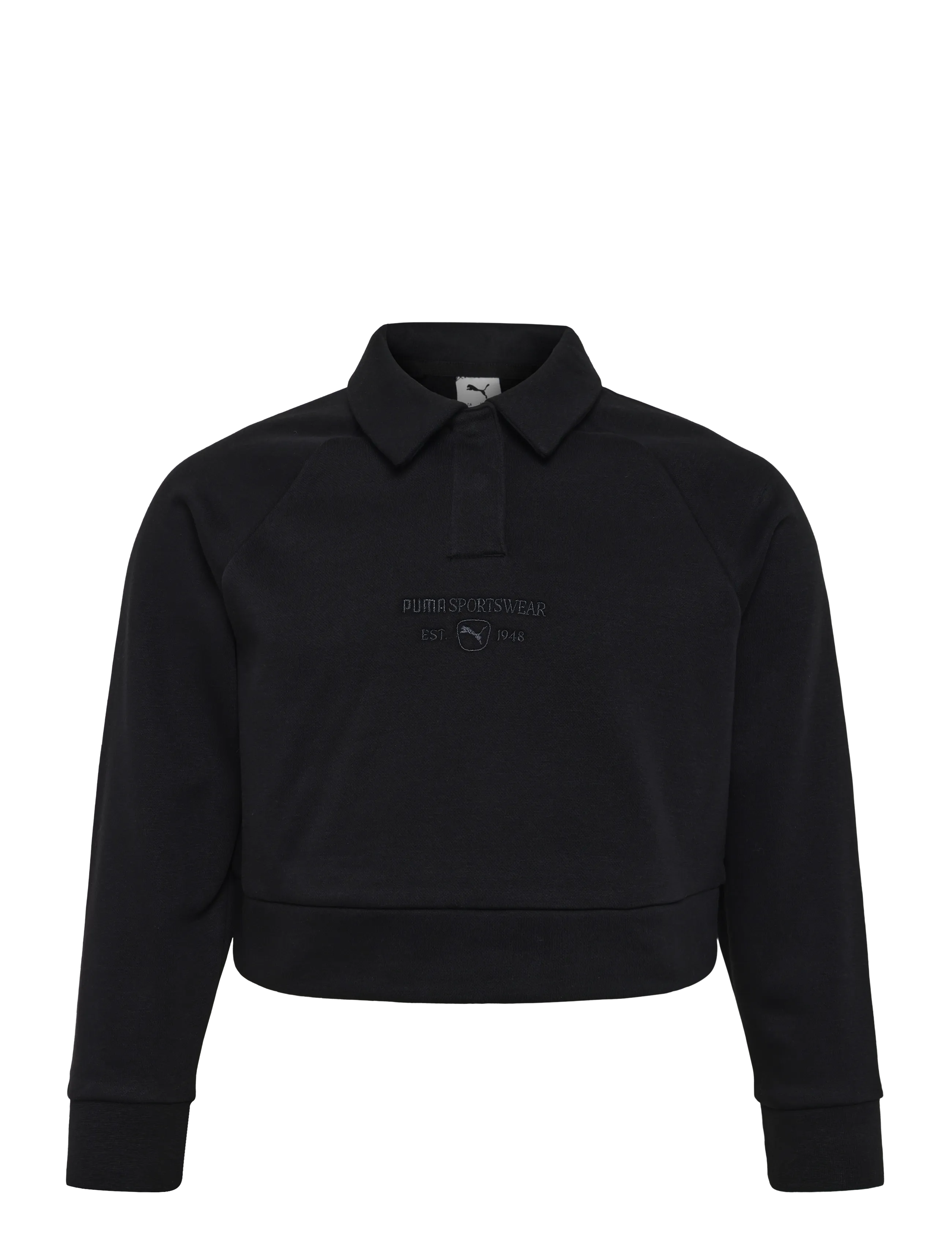 PUMA PUMA CLASS Relaxed Short Lenght Longsleeve Polo FL G - Riided - PUMA BLACK / black