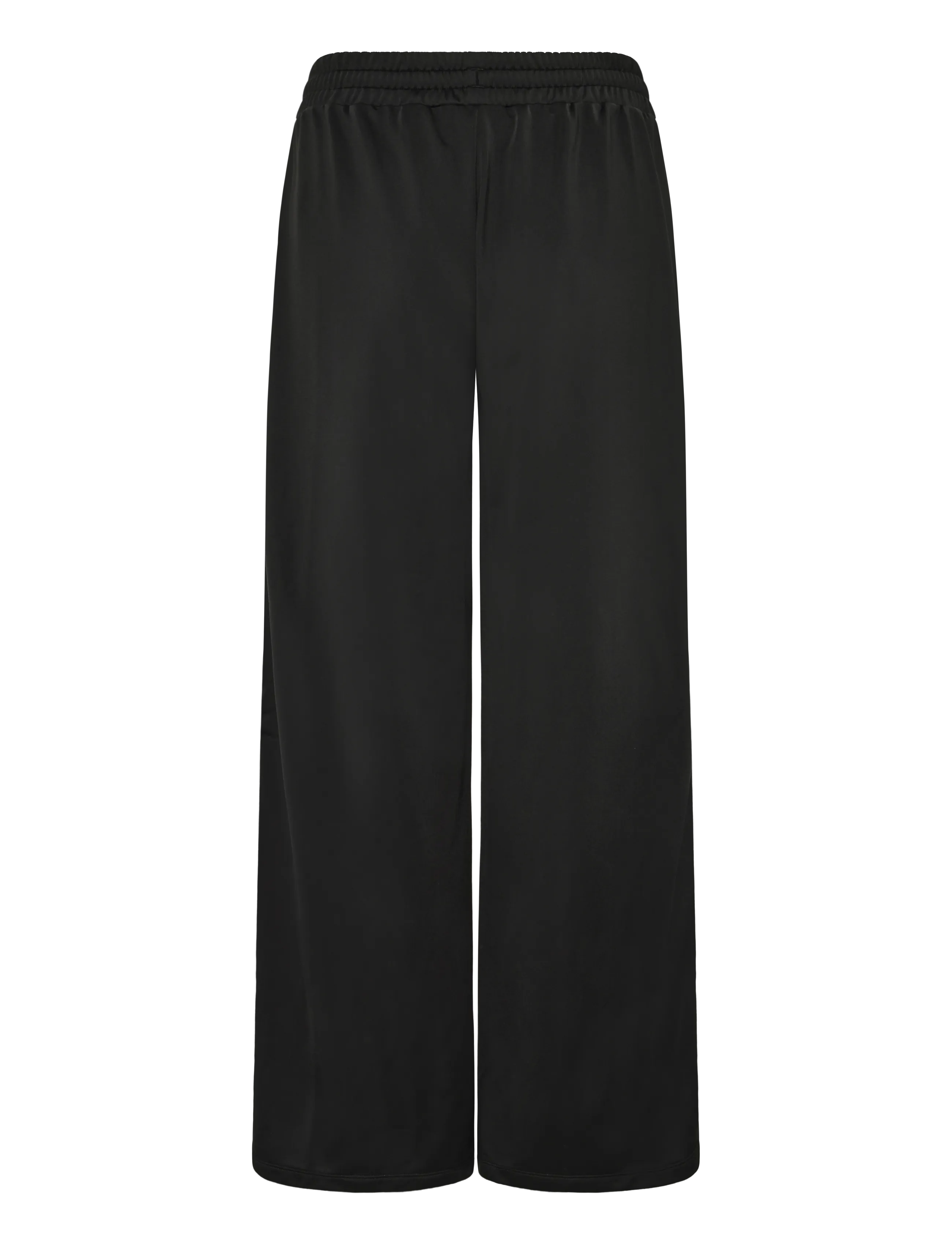 PUMA - T7 FOUNDATION Standard Wide Leg Poly Knitted Pants - casual byxor - puma black - 1