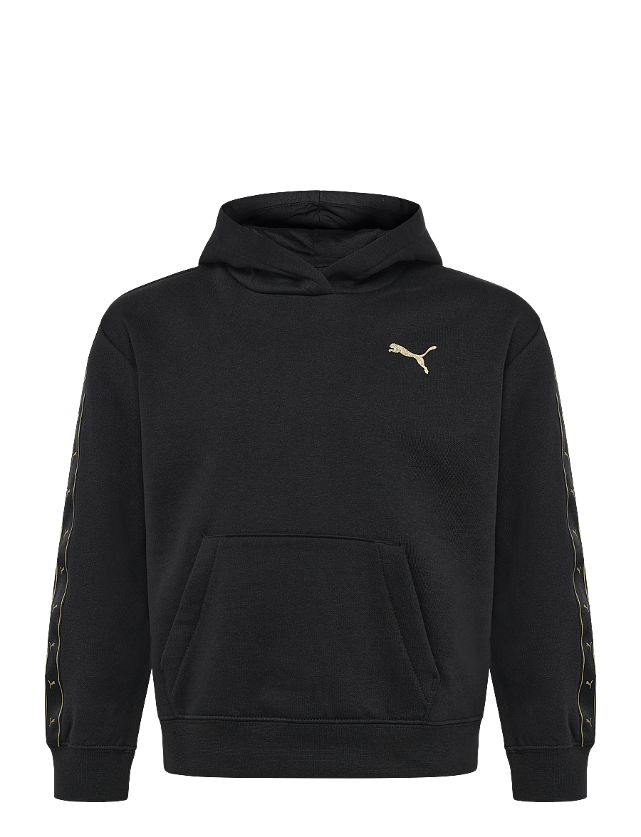 PUMA - ESS TAPE Relaxed Hoodie FL G - hættetrøjer - puma black - 0