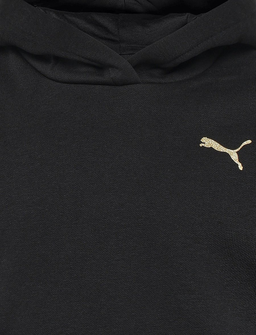 PUMA - ESS TAPE Relaxed Hoodie FL G - hættetrøjer - puma black - 2