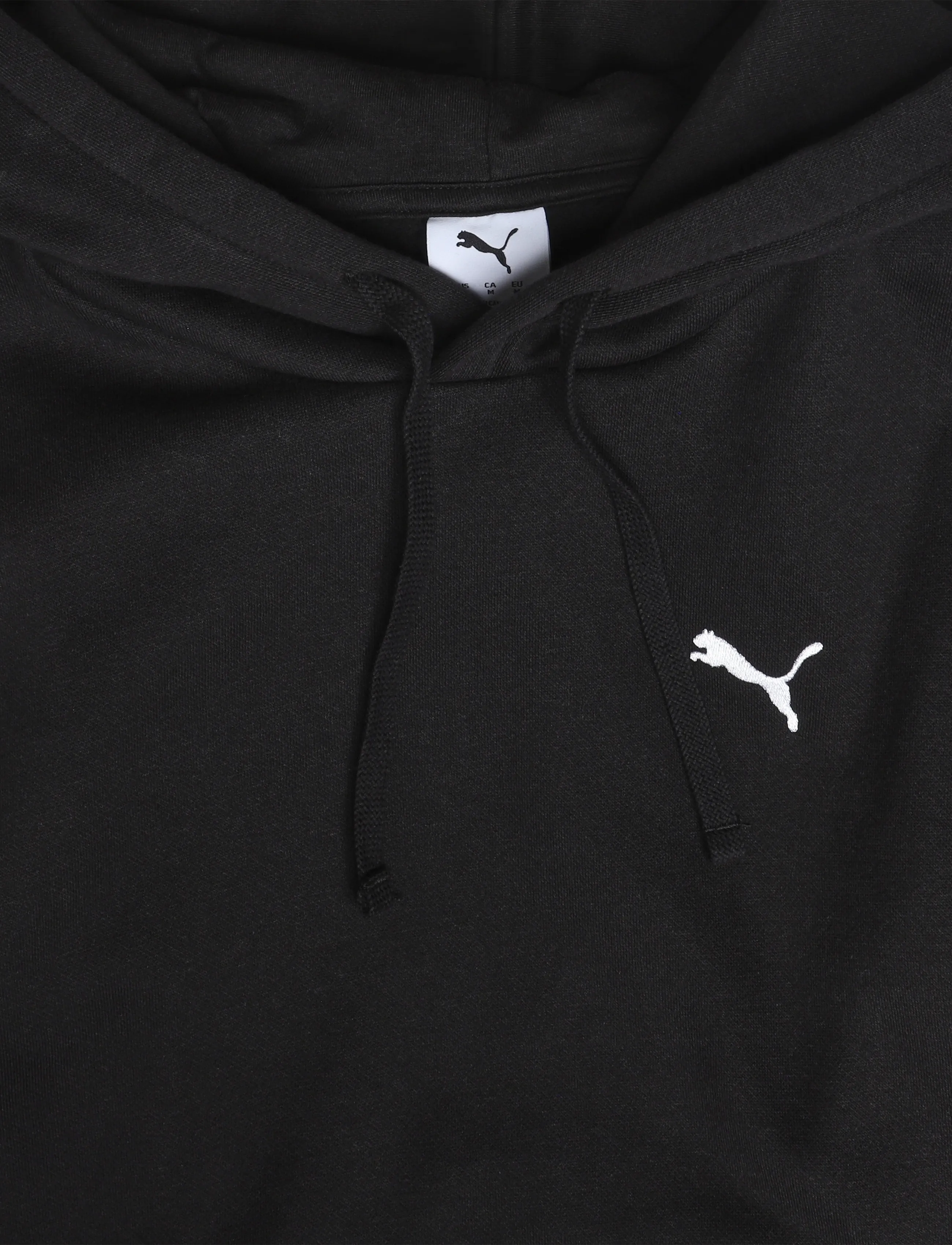 PUMA - ESS CAT LOGO Oversized Boxy FL Hoodie - huvtröjor - puma black - 2