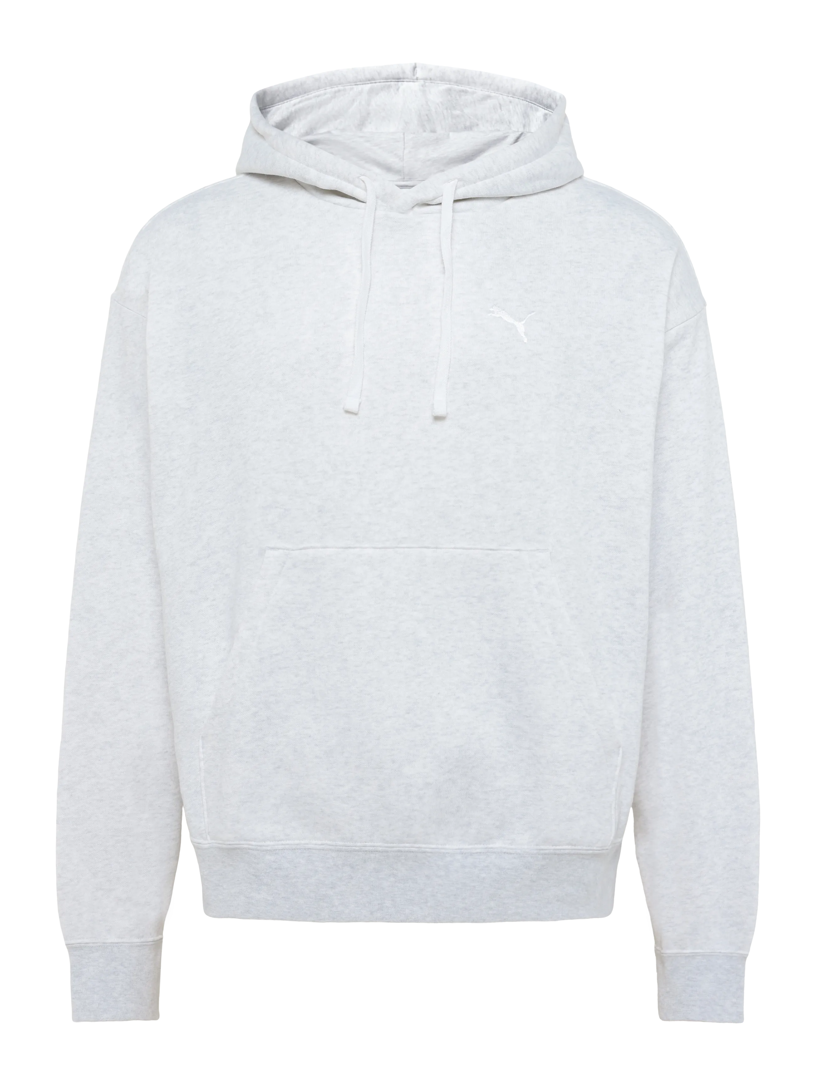 PUMA Ess Boxy Hoodie Fl, S, Grey, Sport Sweatshirts & Hoodies > Sport Hoodies, Herre