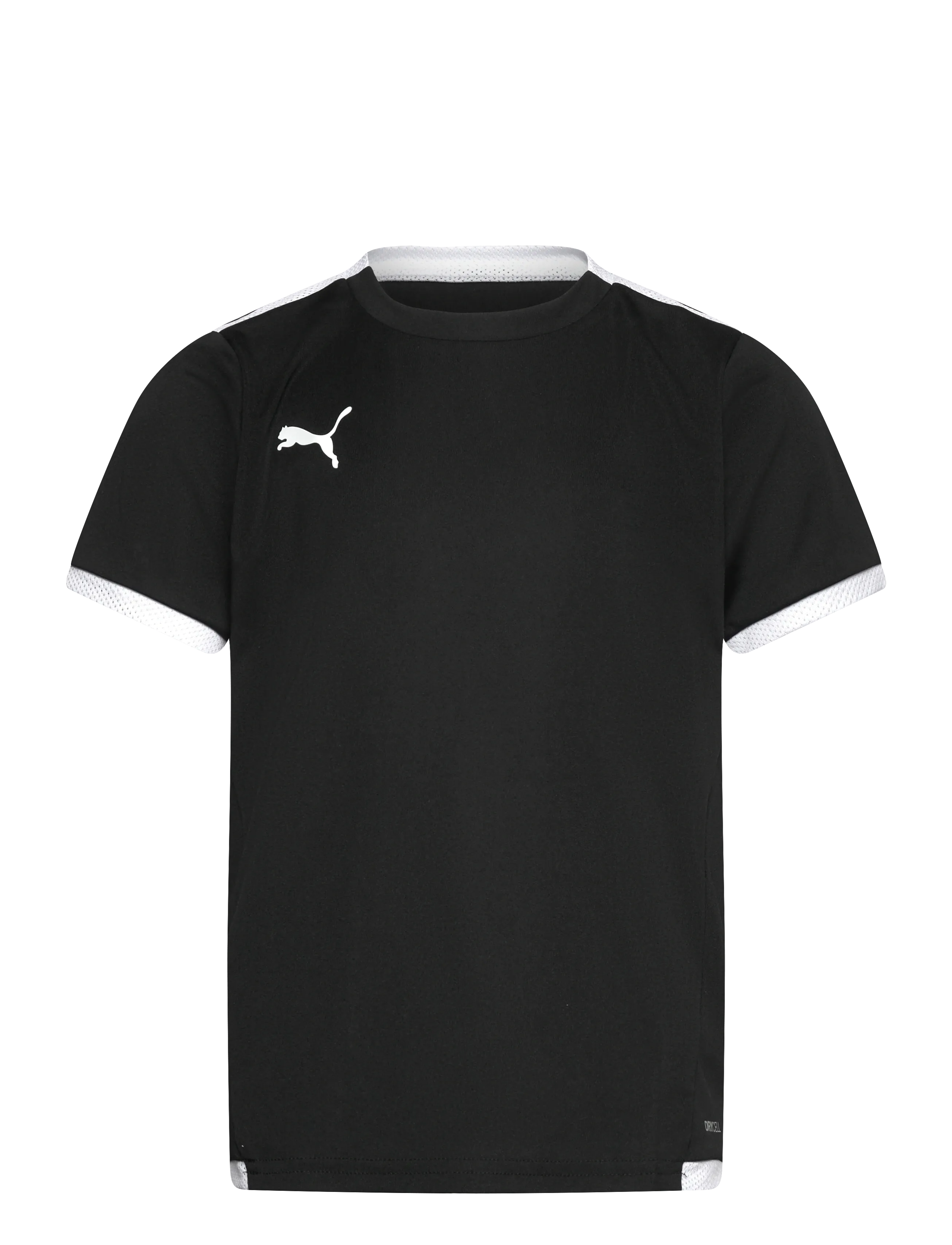 PUMA teamLIGA Jersey Jr - T-shirts - PUMA BLACK-PUMA WHITE / black