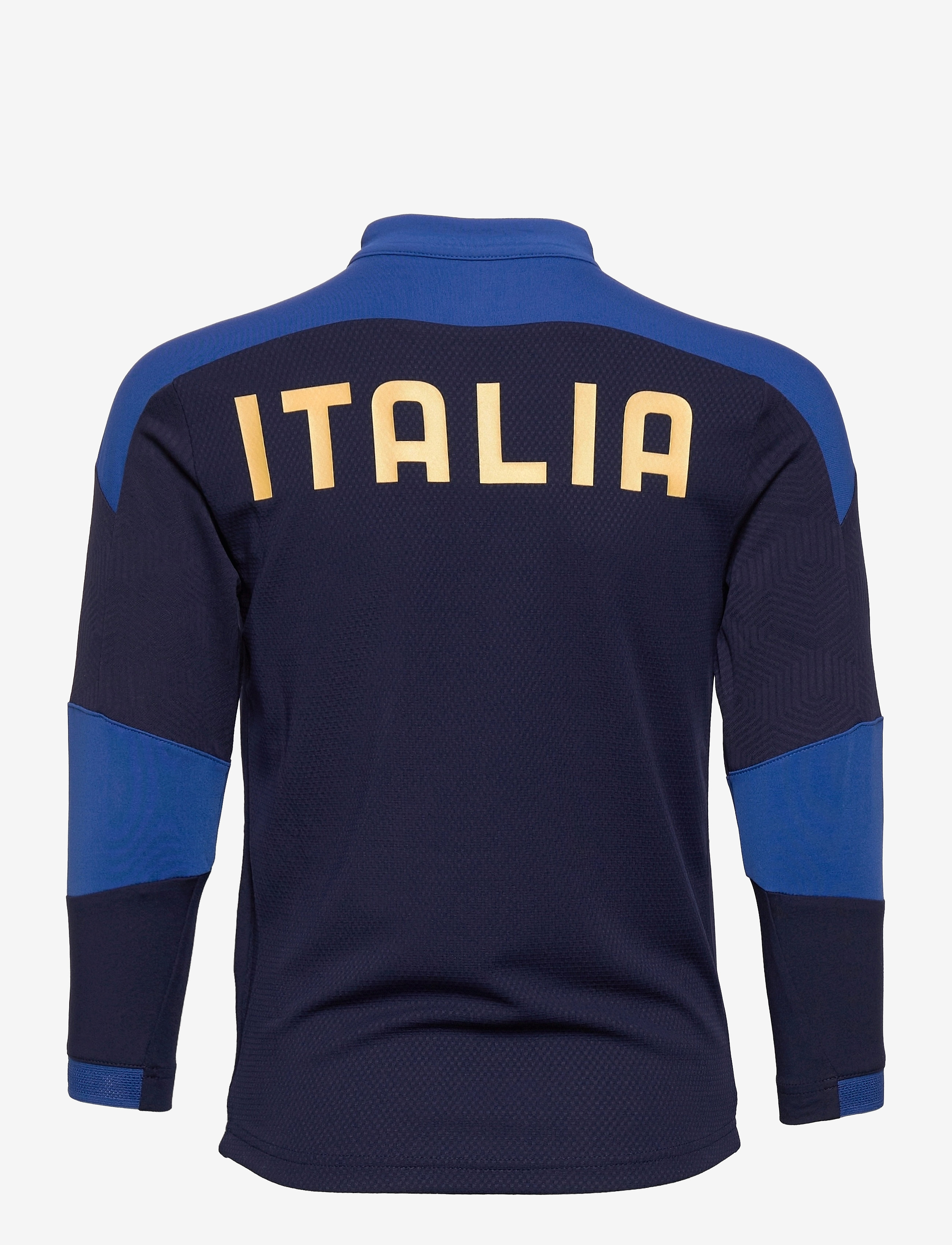 PUMA - FIGC Training 1/4 Zip Top Jr - peacoat-team power blue - 1