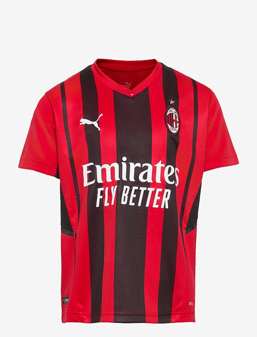 PUMA - ACM Home Shirt Replica Jr - tango red -puma black - 0