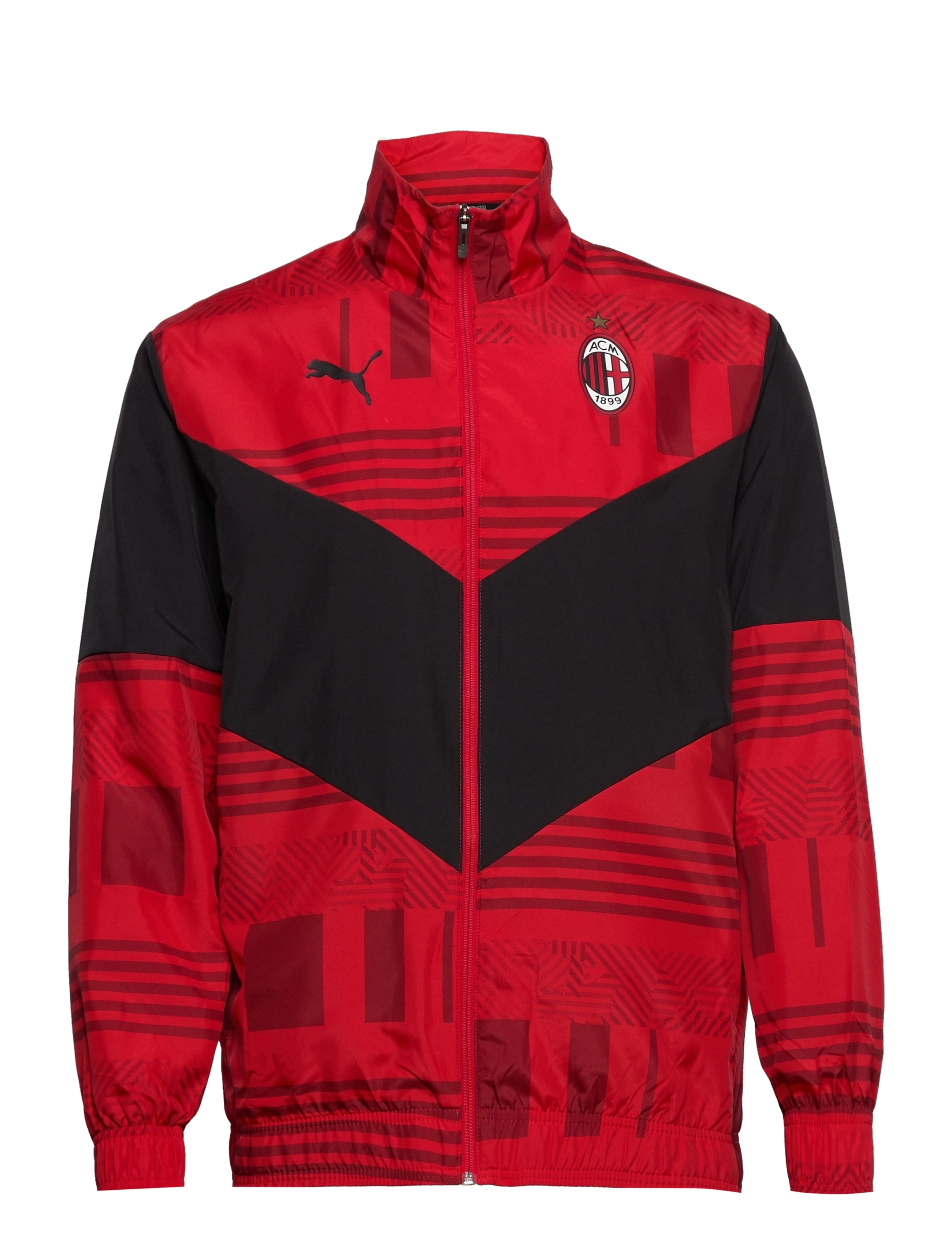 PUMA - ACM Prematch Jacket - tango red -puma black - 0