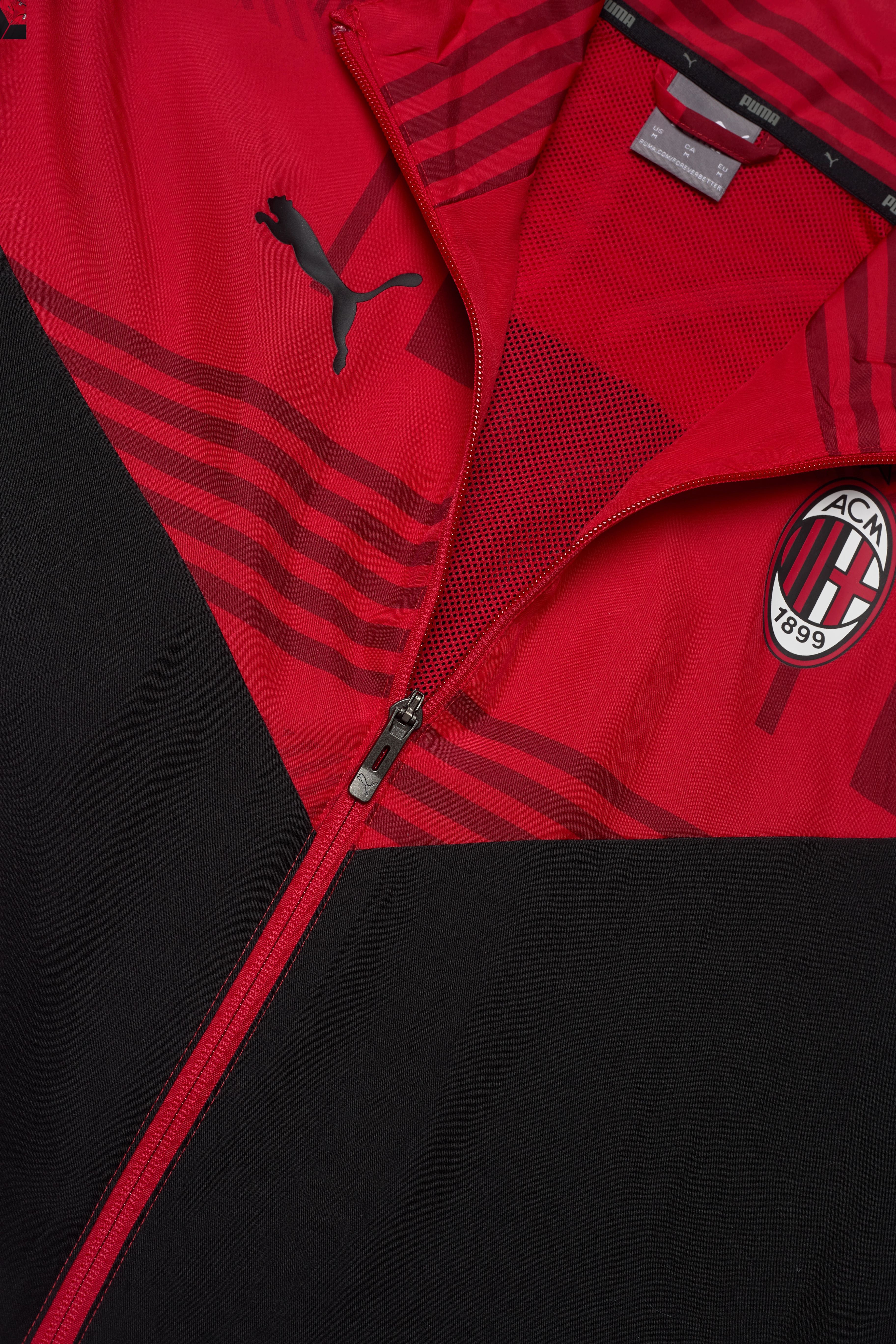 PUMA - ACM Prematch Jacket - tango red -puma black - 3