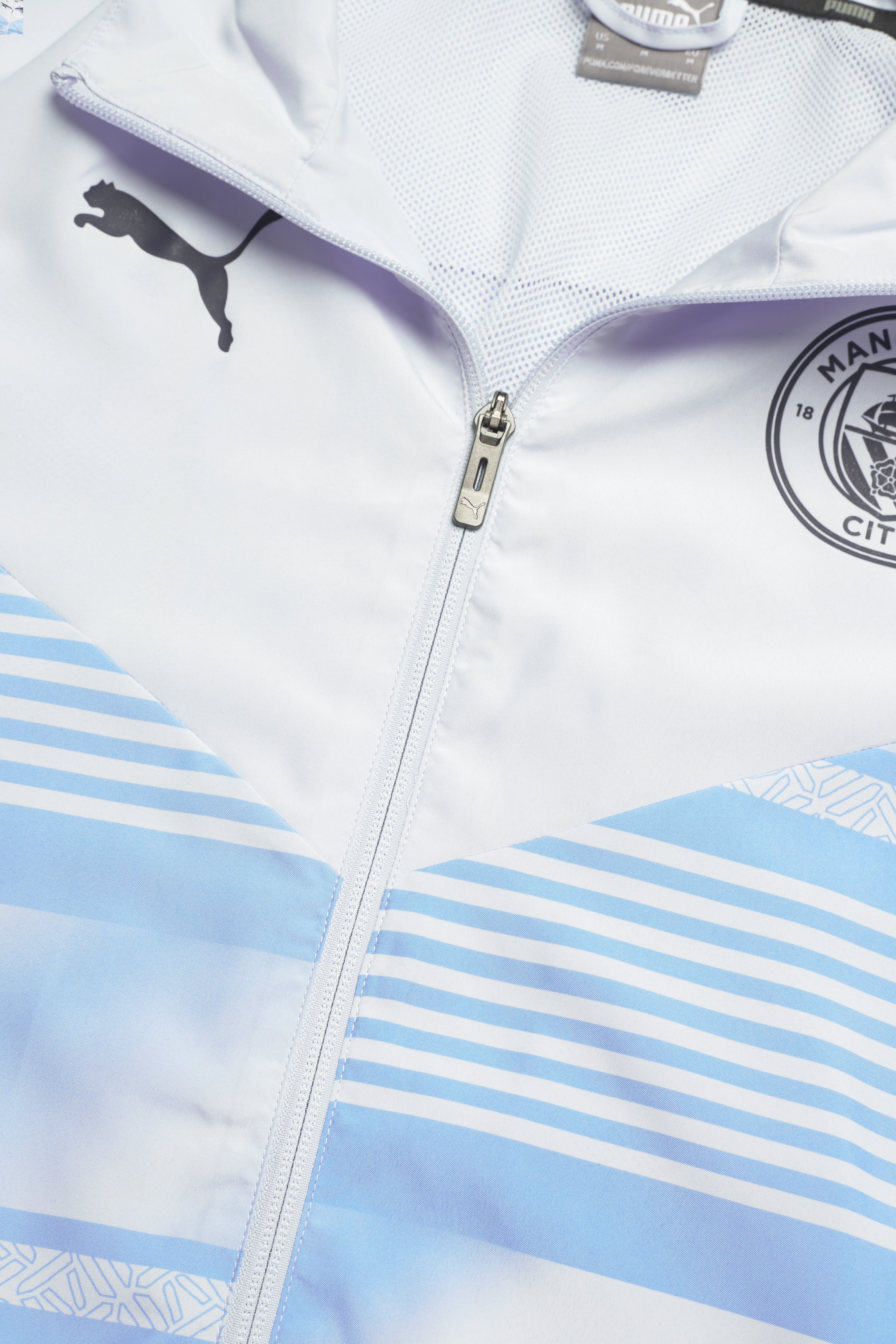 PUMA - MCFC Prematch Jacket - heather-peacoat - 2
