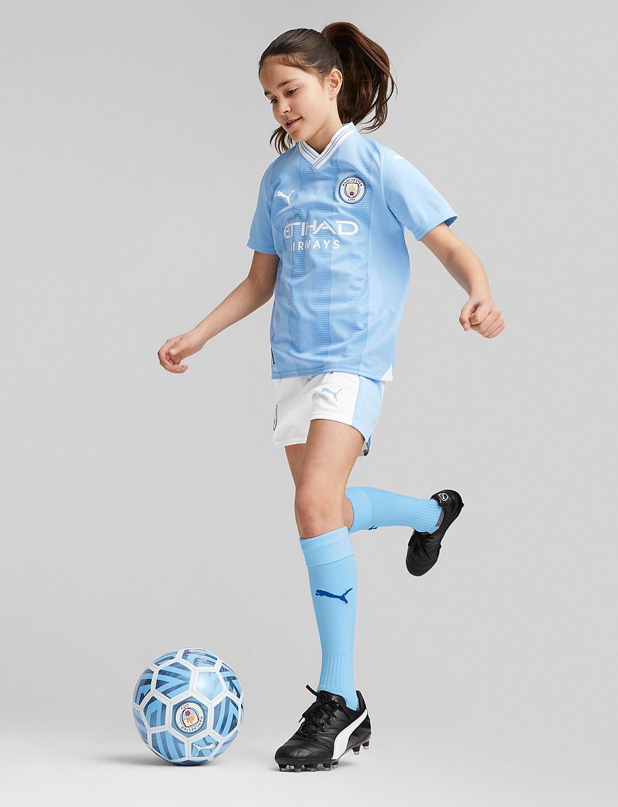 PUMA - Manchester City FC Home Jersey Replica Jr - team light blue-puma white - 3