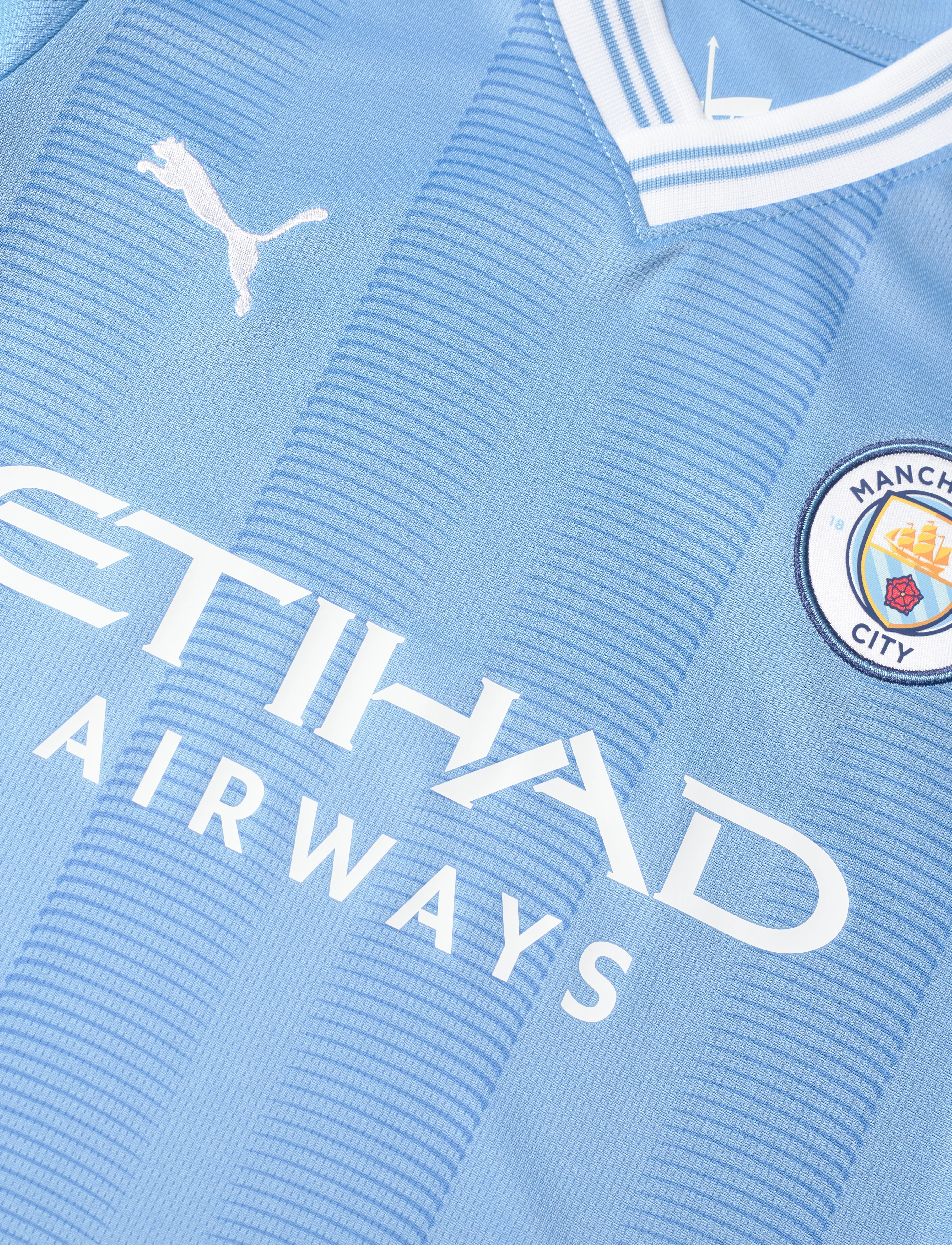 PUMA - Manchester City FC Home Jersey Replica Jr - team light blue-puma white - 4