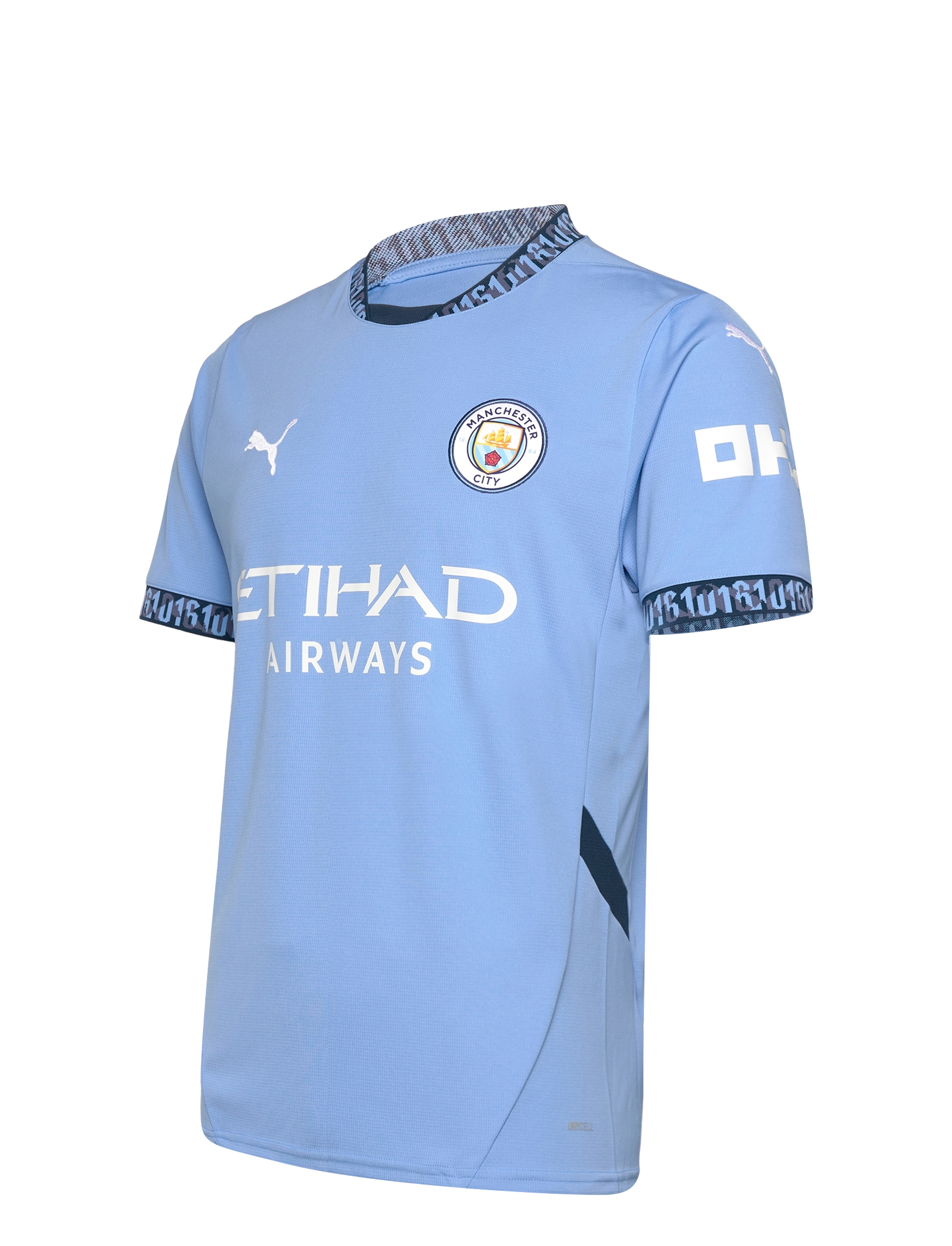PUMA - Manchester City FC Home Jersey Replica - futbolo marškinėliai - team light blue-marine blue - 3