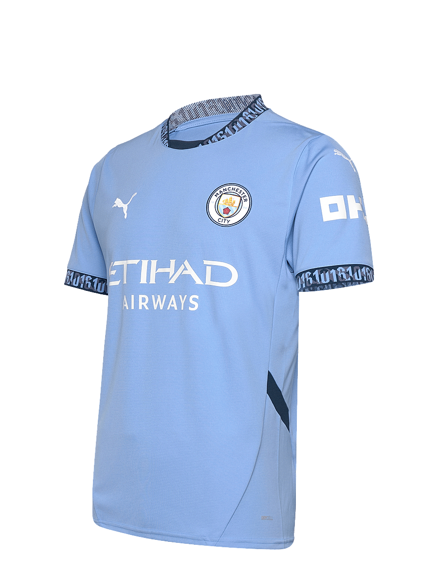 PUMA - Manchester City FC Home Jersey Replica - maillots de foot - team light blue-marine blue - 3