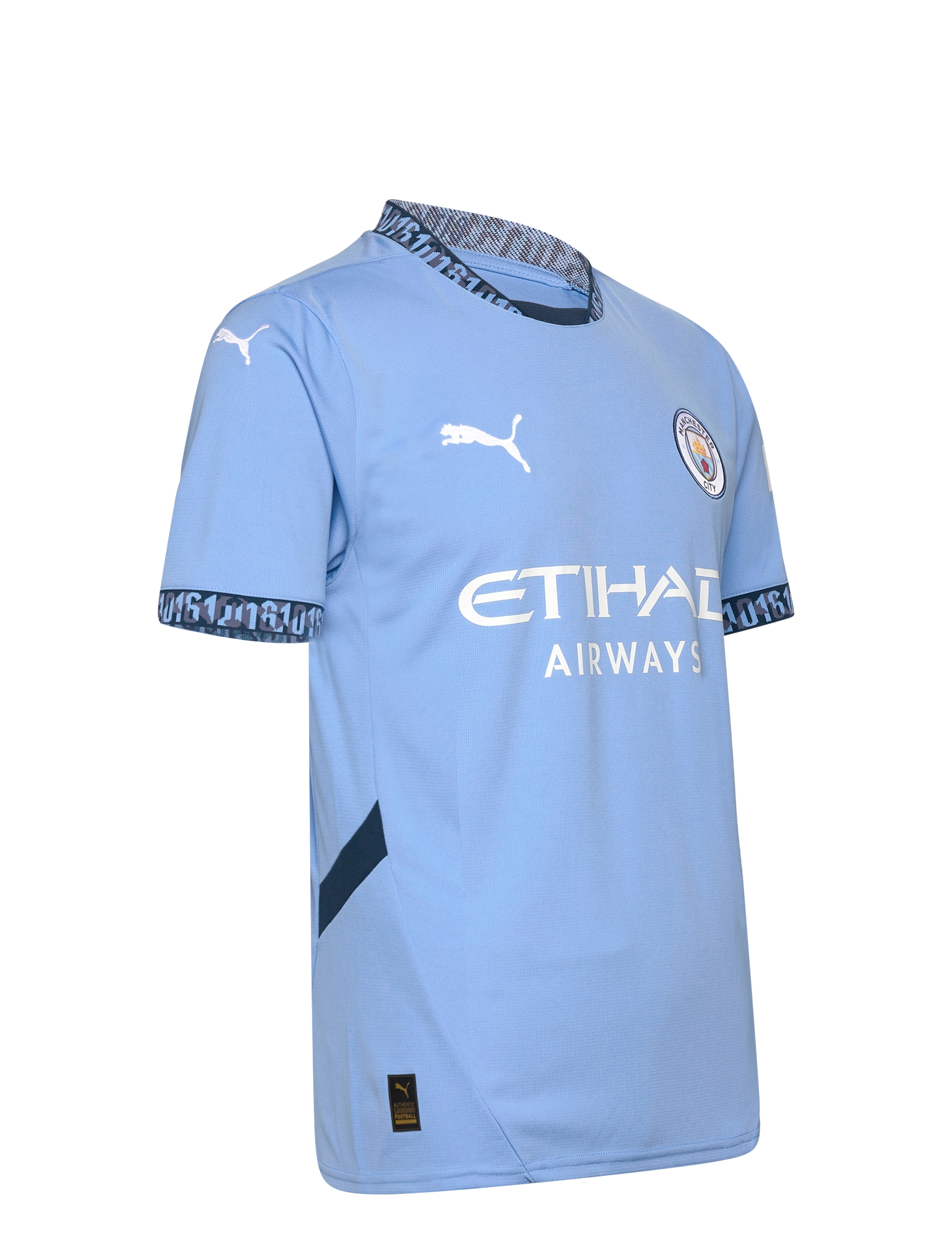 PUMA - Manchester City FC Home Jersey Replica - futbolo marškinėliai - team light blue-marine blue - 4