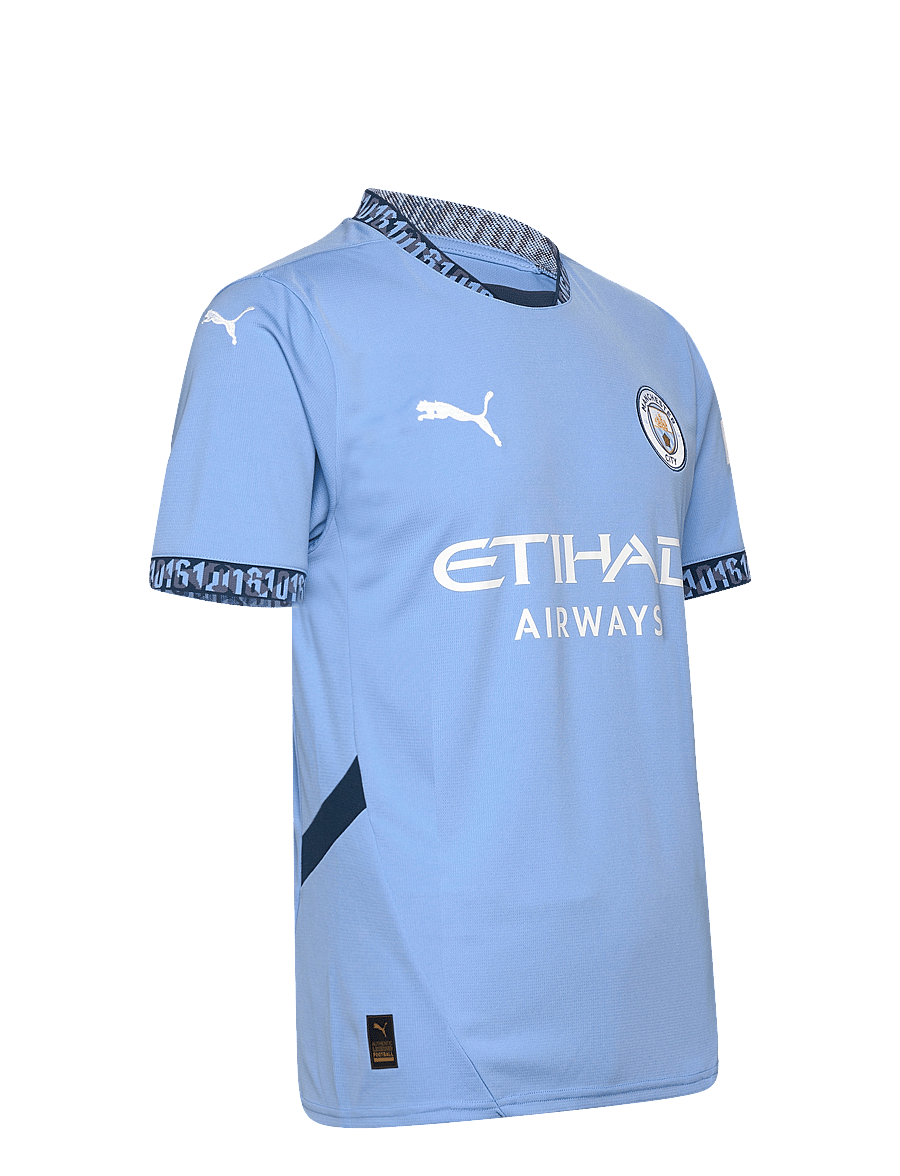 PUMA - Manchester City FC Home Jersey Replica - maillots de foot - team light blue-marine blue - 4