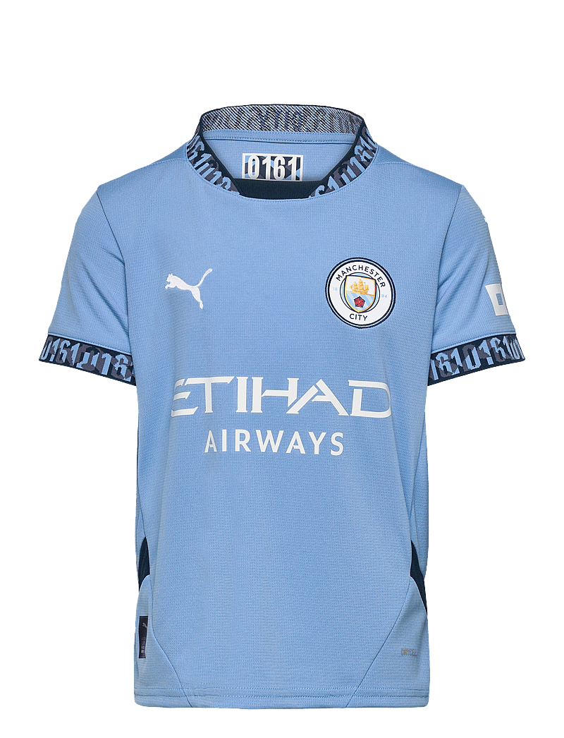 PUMA - Manchester City Home Jersey Replica Jr - sportoberteile - team light blue-marine blue - 0
