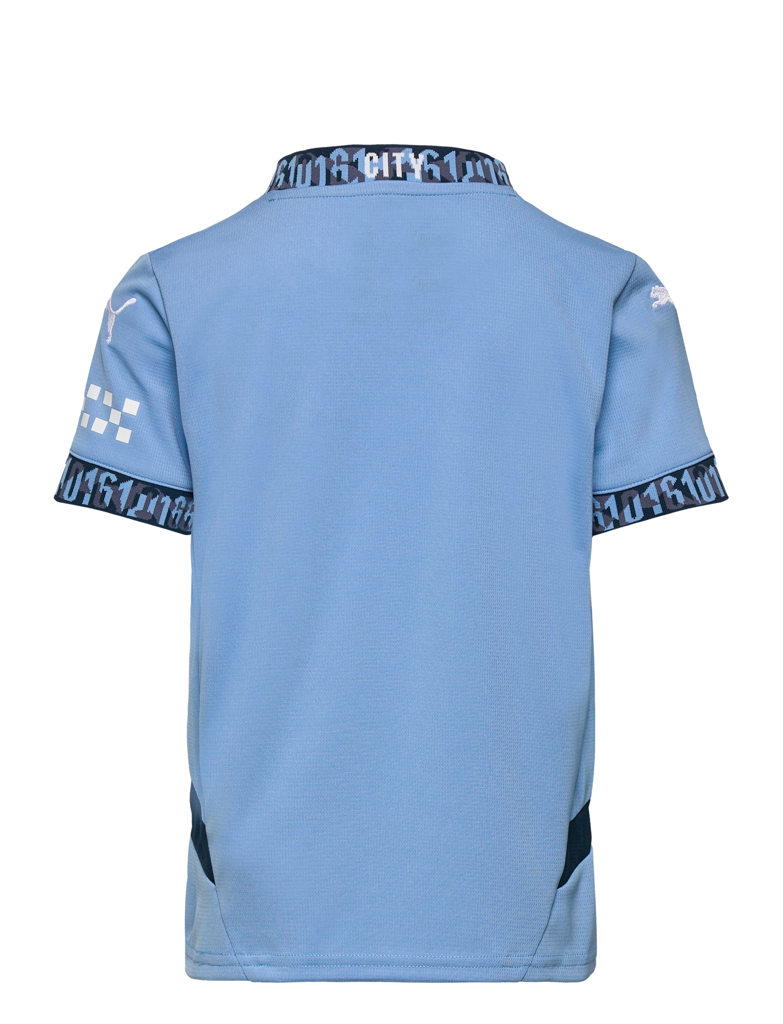 PUMA - Manchester City Home Jersey Replica Jr - topy sportowe - team light blue-marine blue - 1
