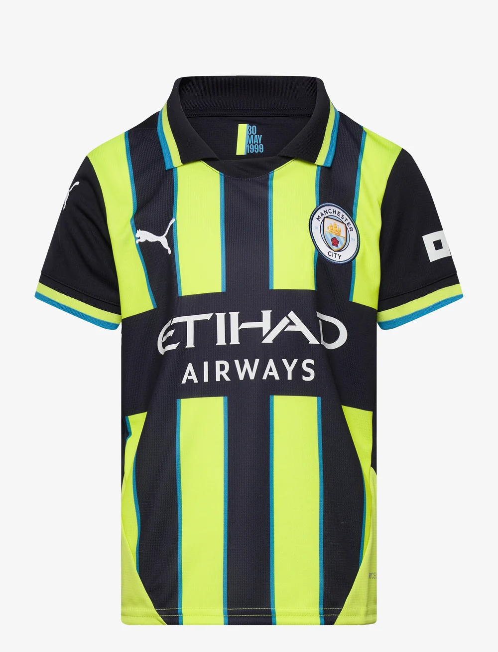 PUMA - Manchester City FC Away Jersey Replica Jr - sportstoppe - new navy-yellow glow - 0